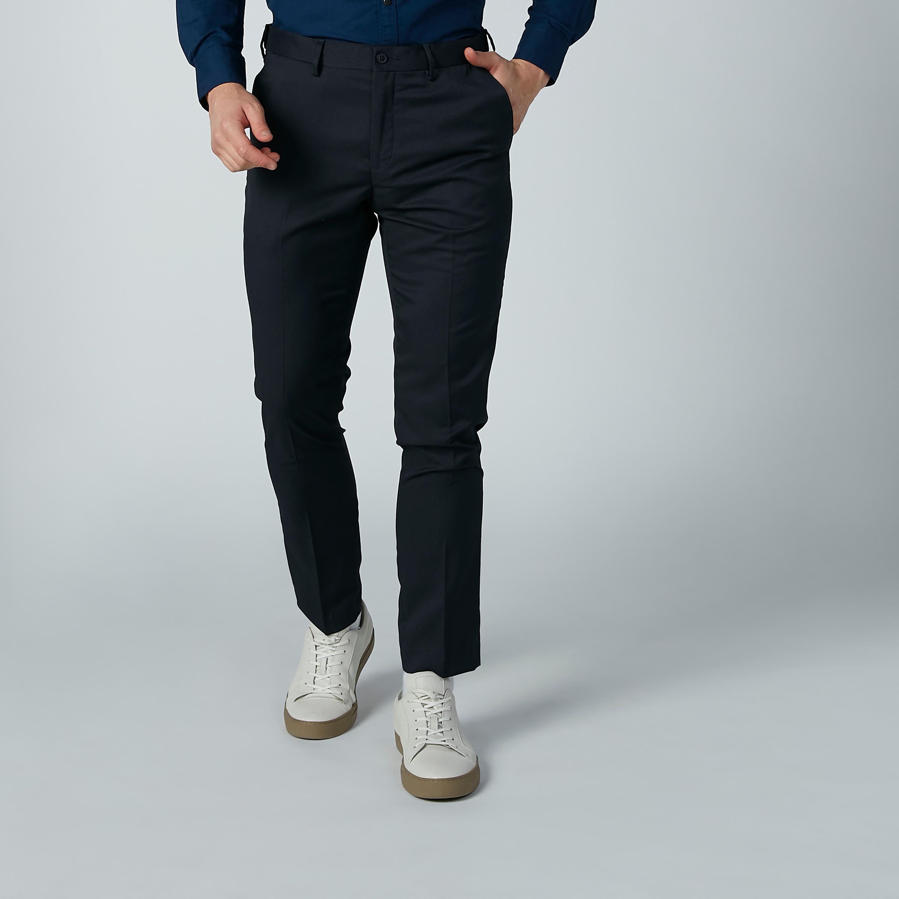 بنطال طويل سادة بجيوب وحلقات للحزام-men-clothing-bottoms-trousersandchinos-trousers-image-4