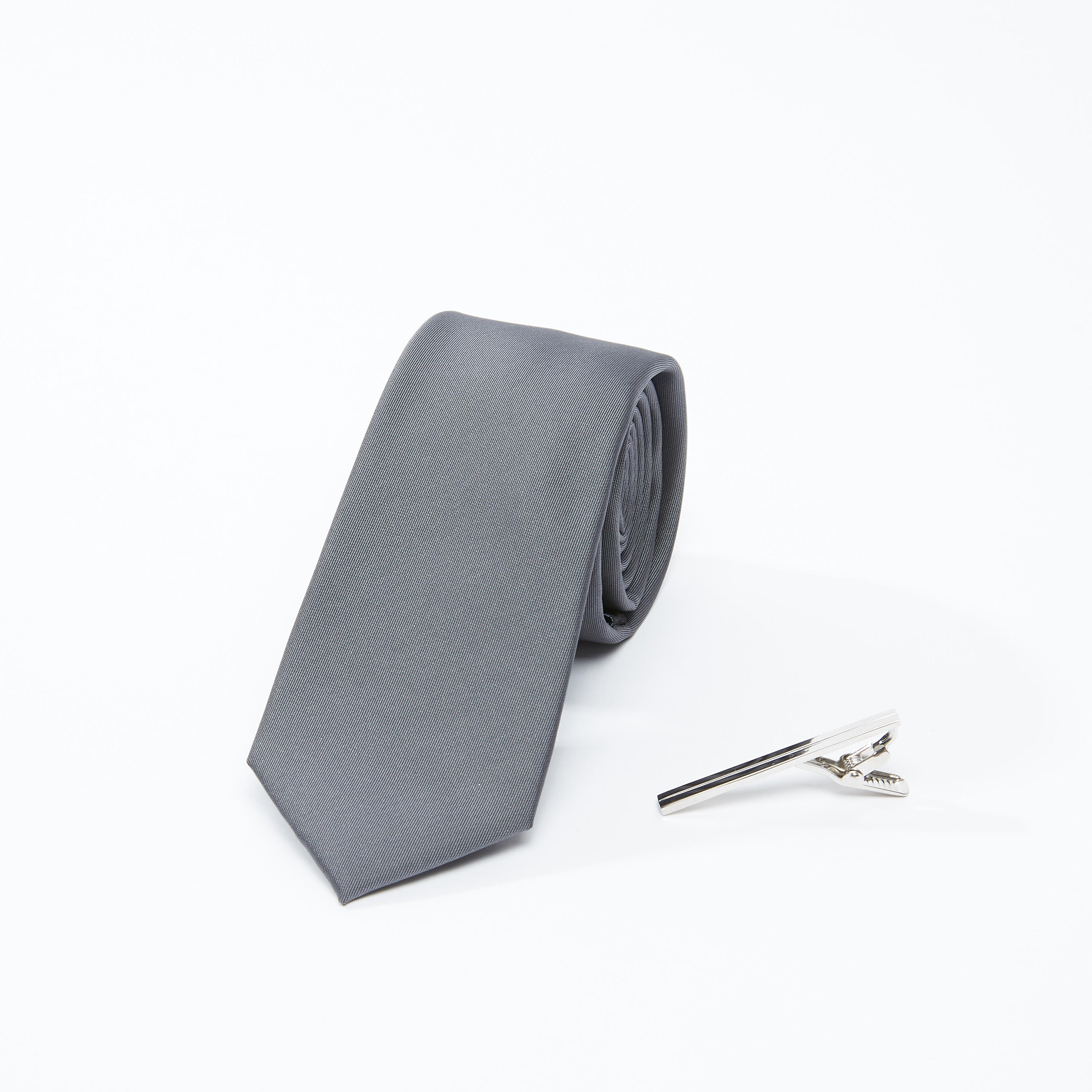 Textured Regular Necktie with Keeper Loop-men-tiesandcufflinks-pocketsquares-image-1
