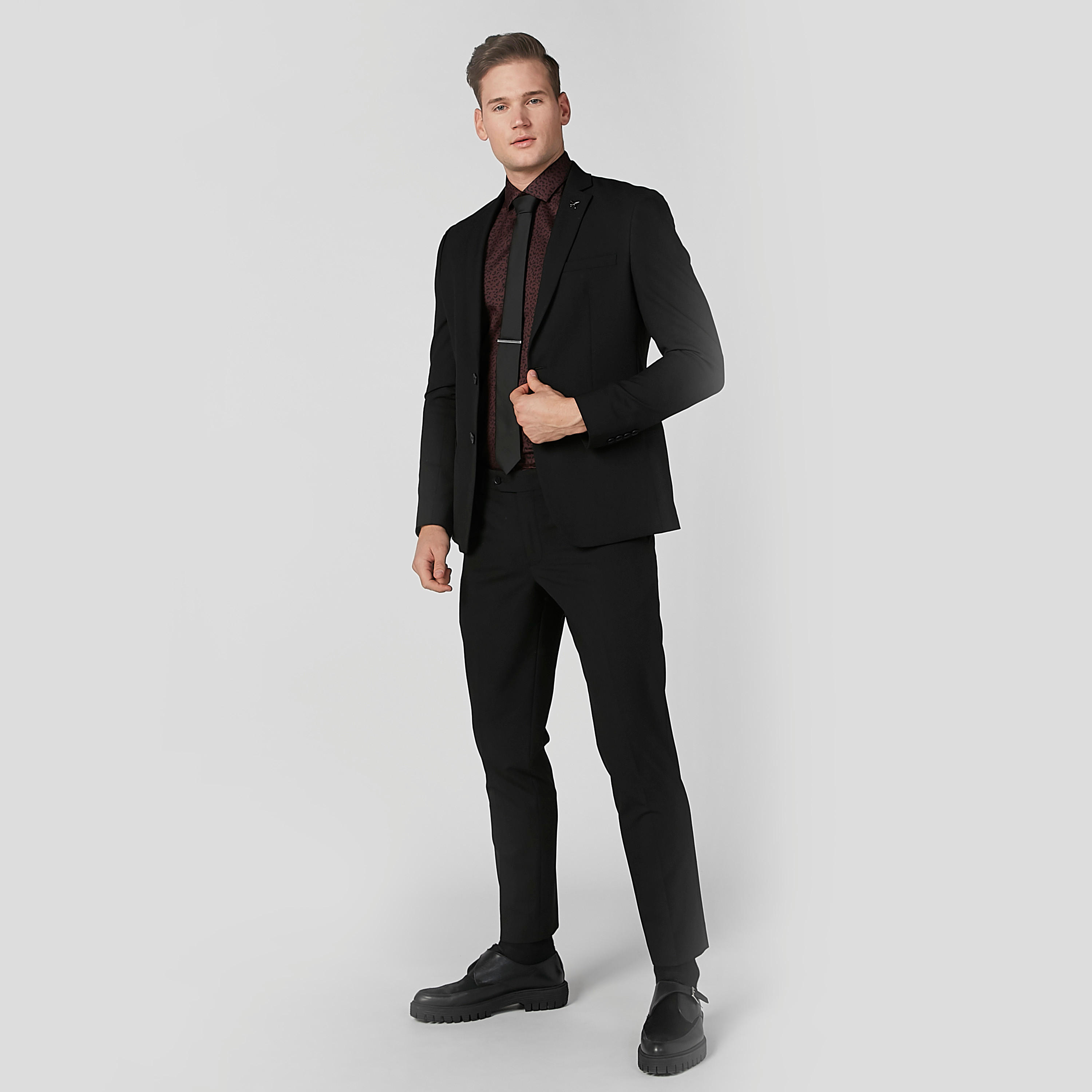 Printed Shirt with Long Sleeves and Complete Placket-men-clothing-shirts-image-2
