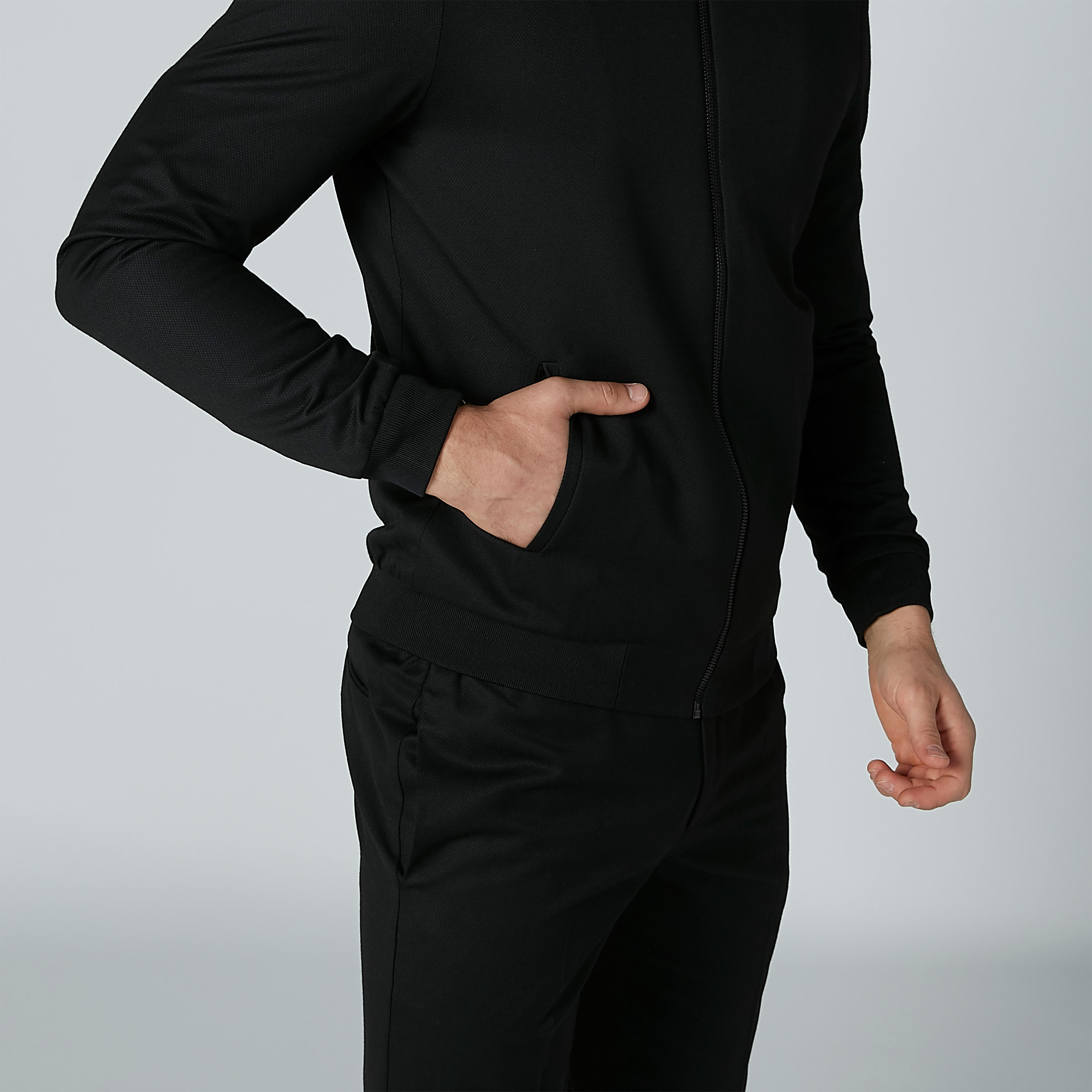 جاكيت بومبر سادة بأكمام طويلة وسحّاب إغلاق-men-clothing-jacketsandblazers-jackets-image-3