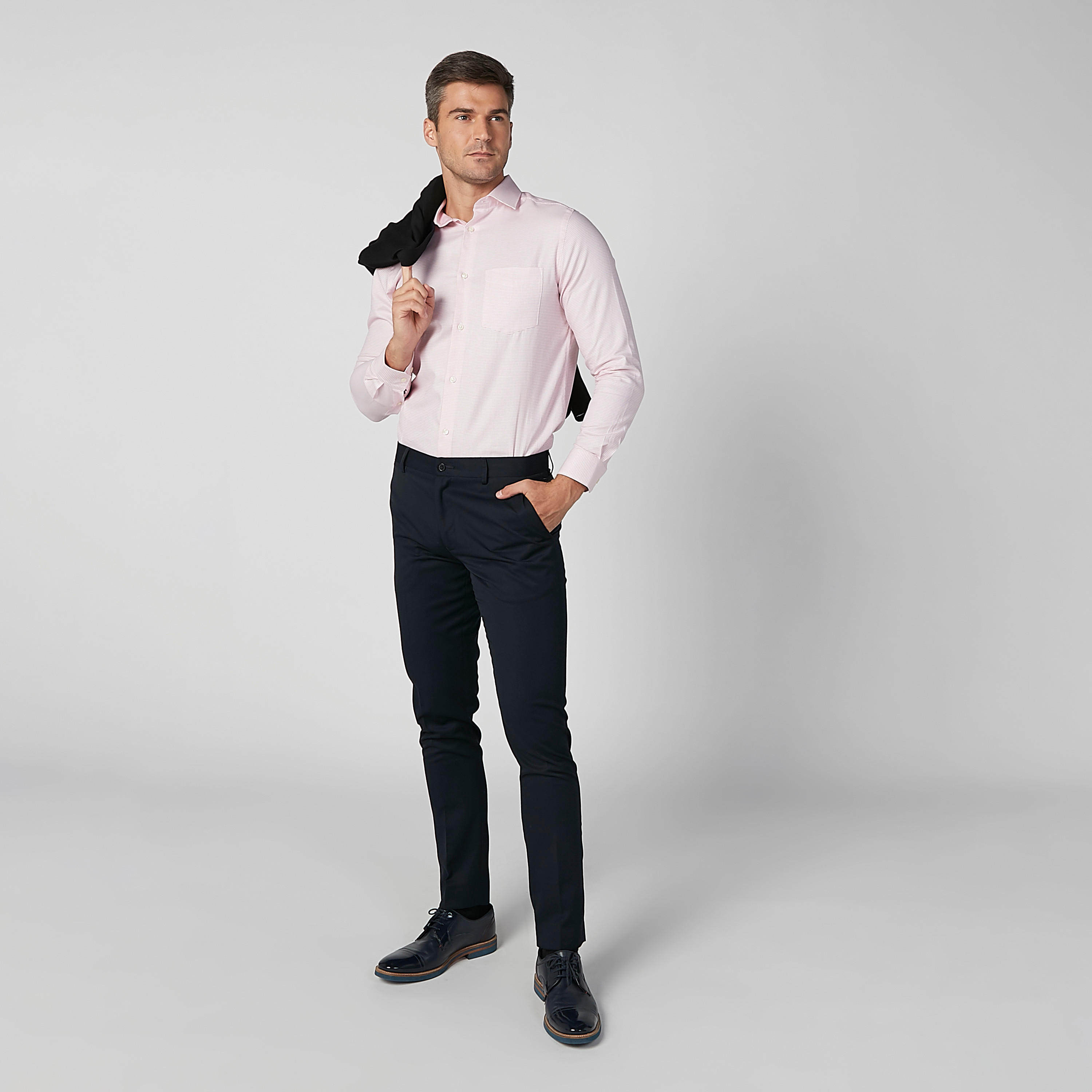 Sustainable Long Sleeves Shirt with Complete Placket-men-clothing-shirts-image-1