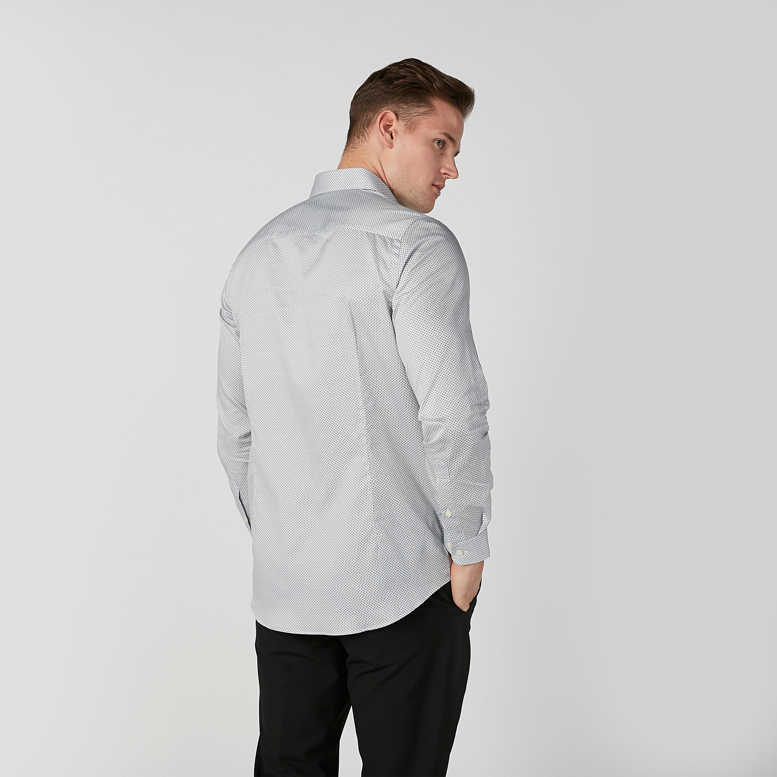قميص مستدام سليم بياقة عاديّة وطبعات-men-clothing-shirts-image-6