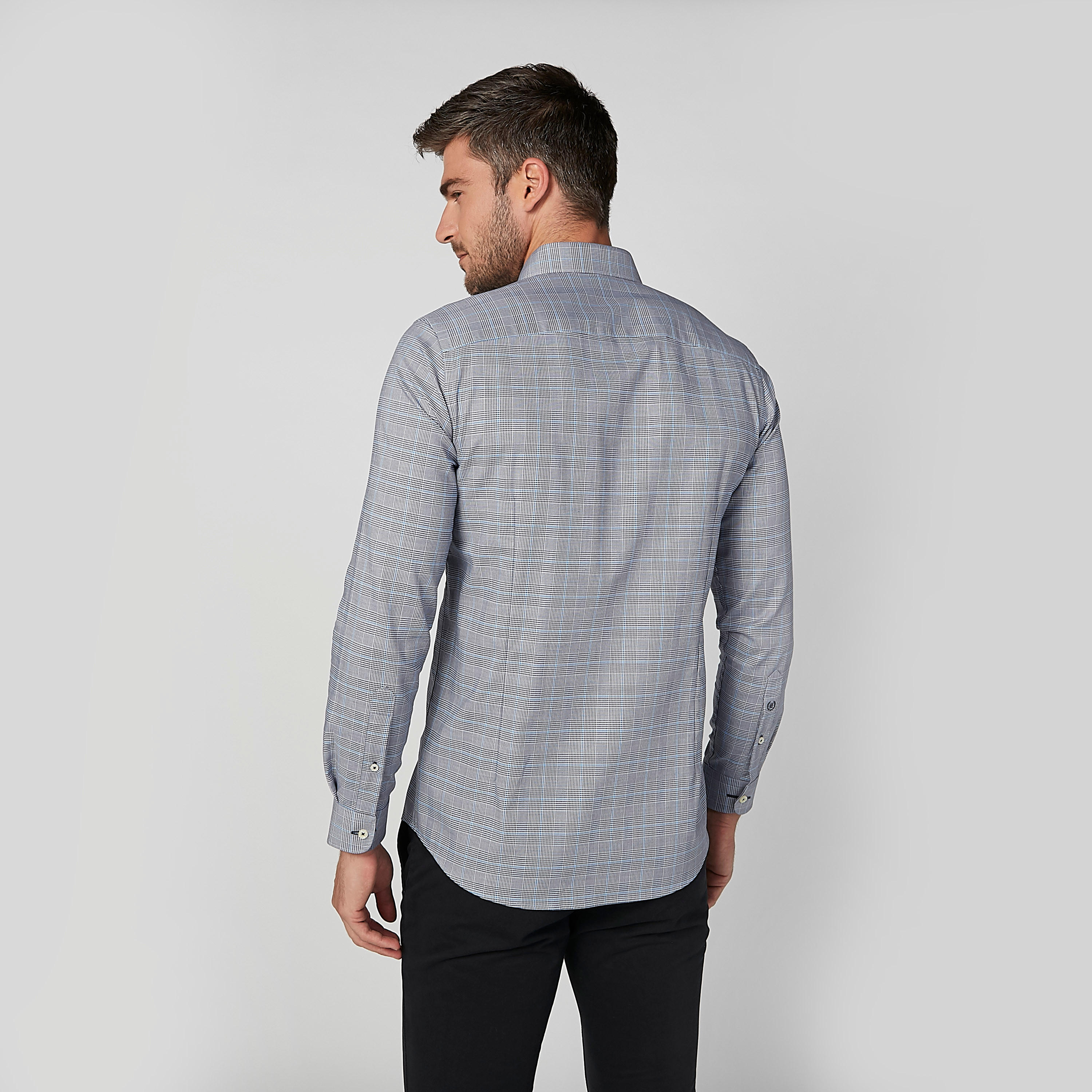 قميص مستدام كاروهات سليم بأكمام طويلة-men-clothing-shirts-image-4