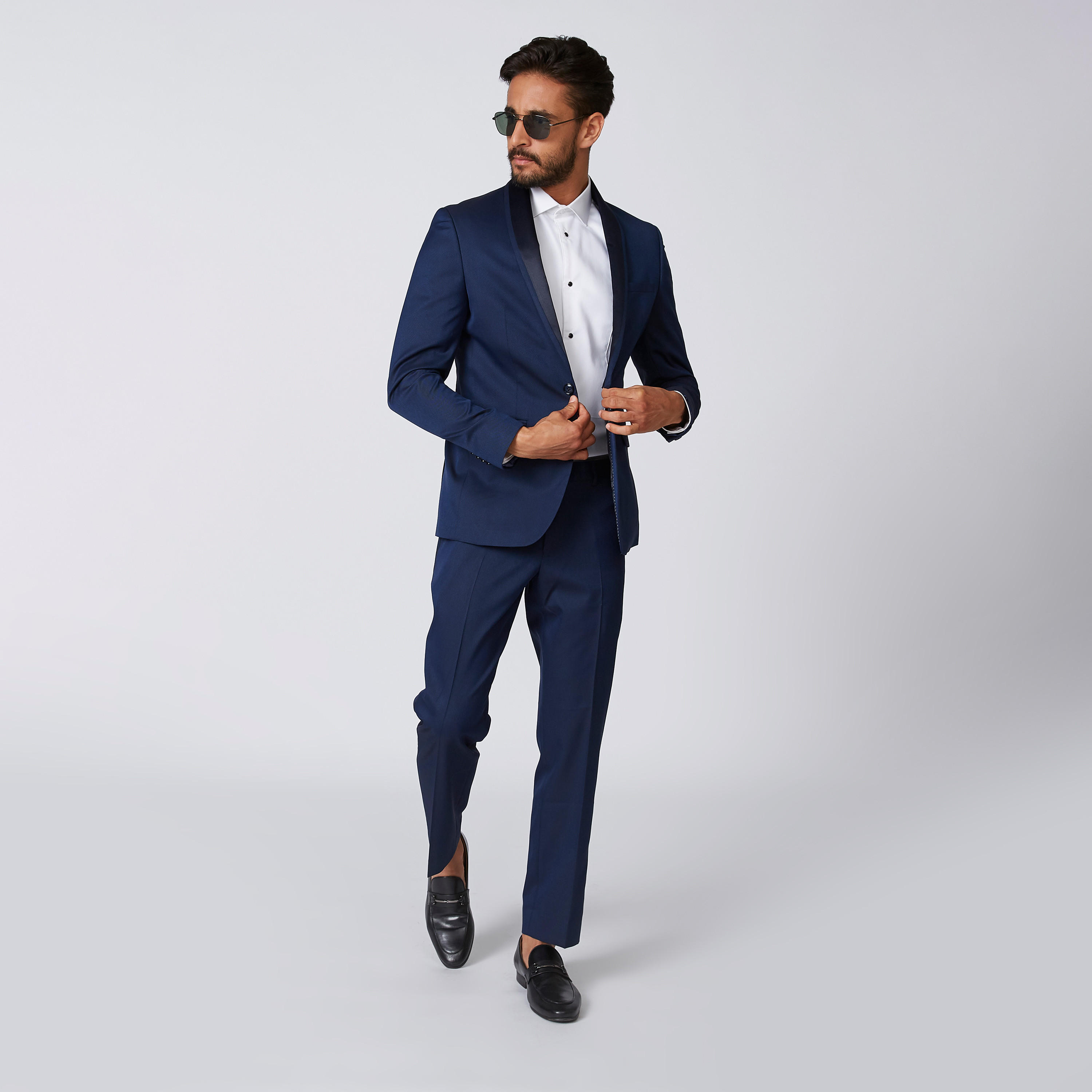 Sustainable Slim Fit Shirt with Spread Collar and Long Sleeves-men-clothing-shirts-image-5