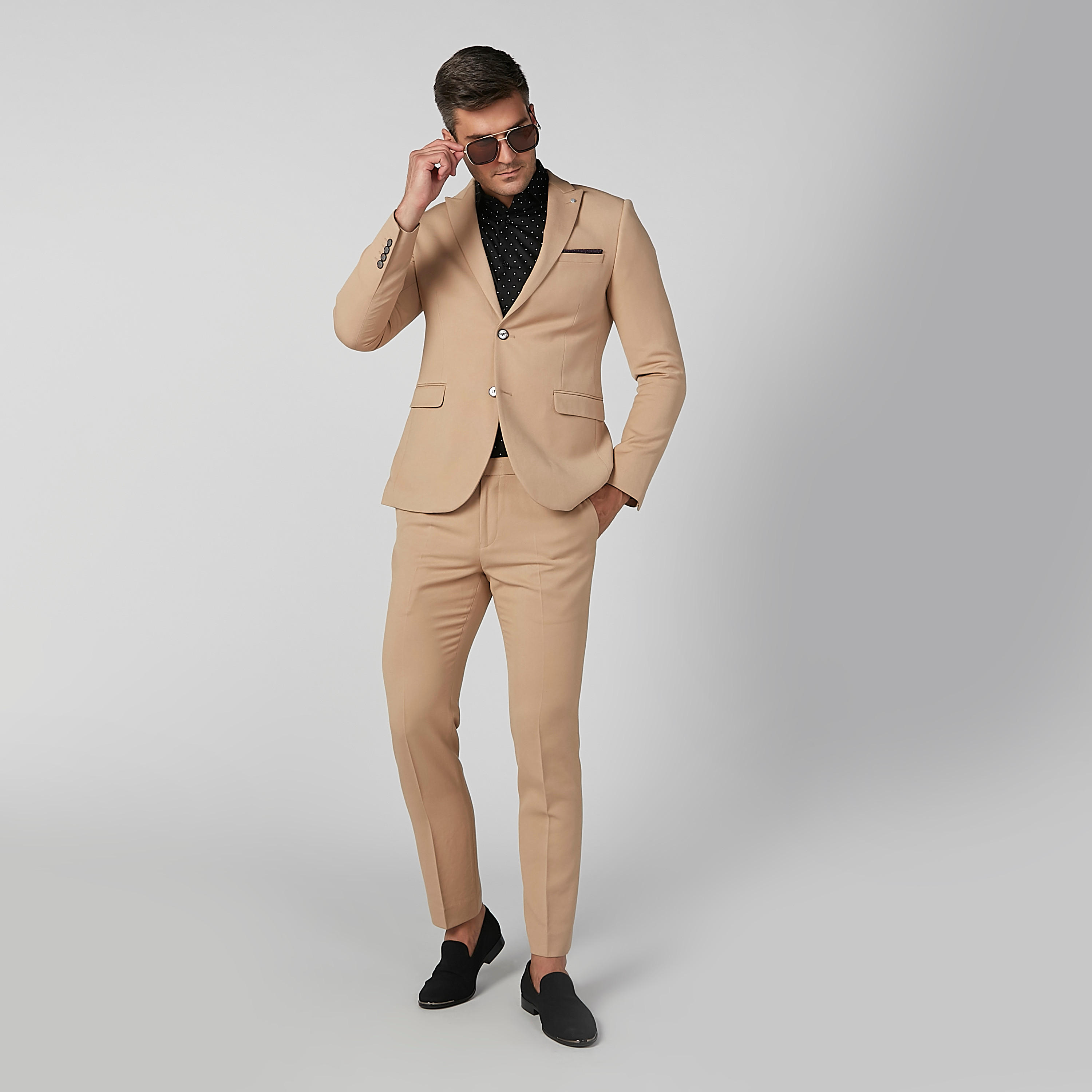 بليزر رسمي بارز الملمس بقصّة سليم وجيوب بطيّة-men-winterwear-jacketsandblazers-image-7