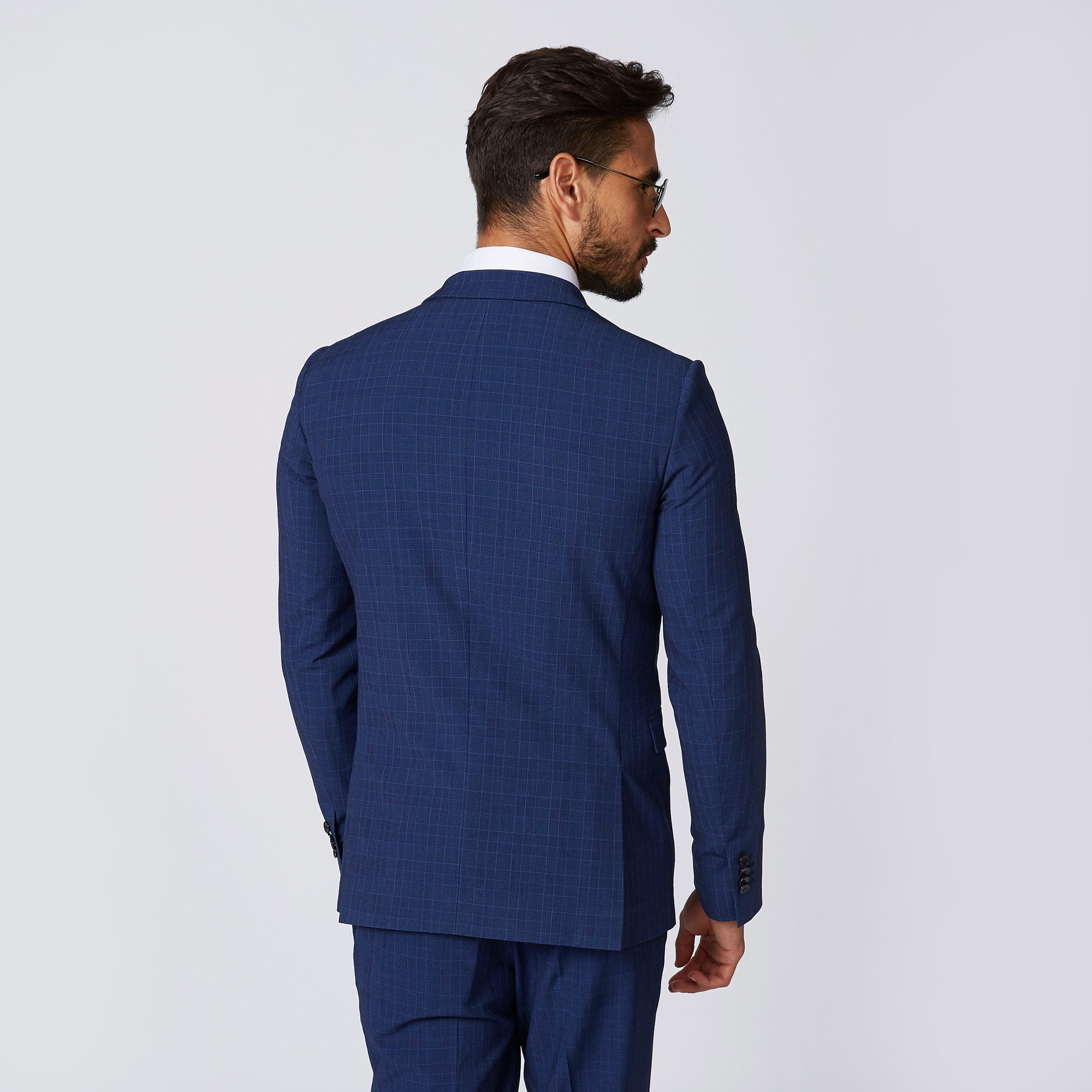 بليزر كاروهات بقصّة سكيني وياقة طويلة وأكمام طويلة-men-winterwear-jacketsandblazers-image-5