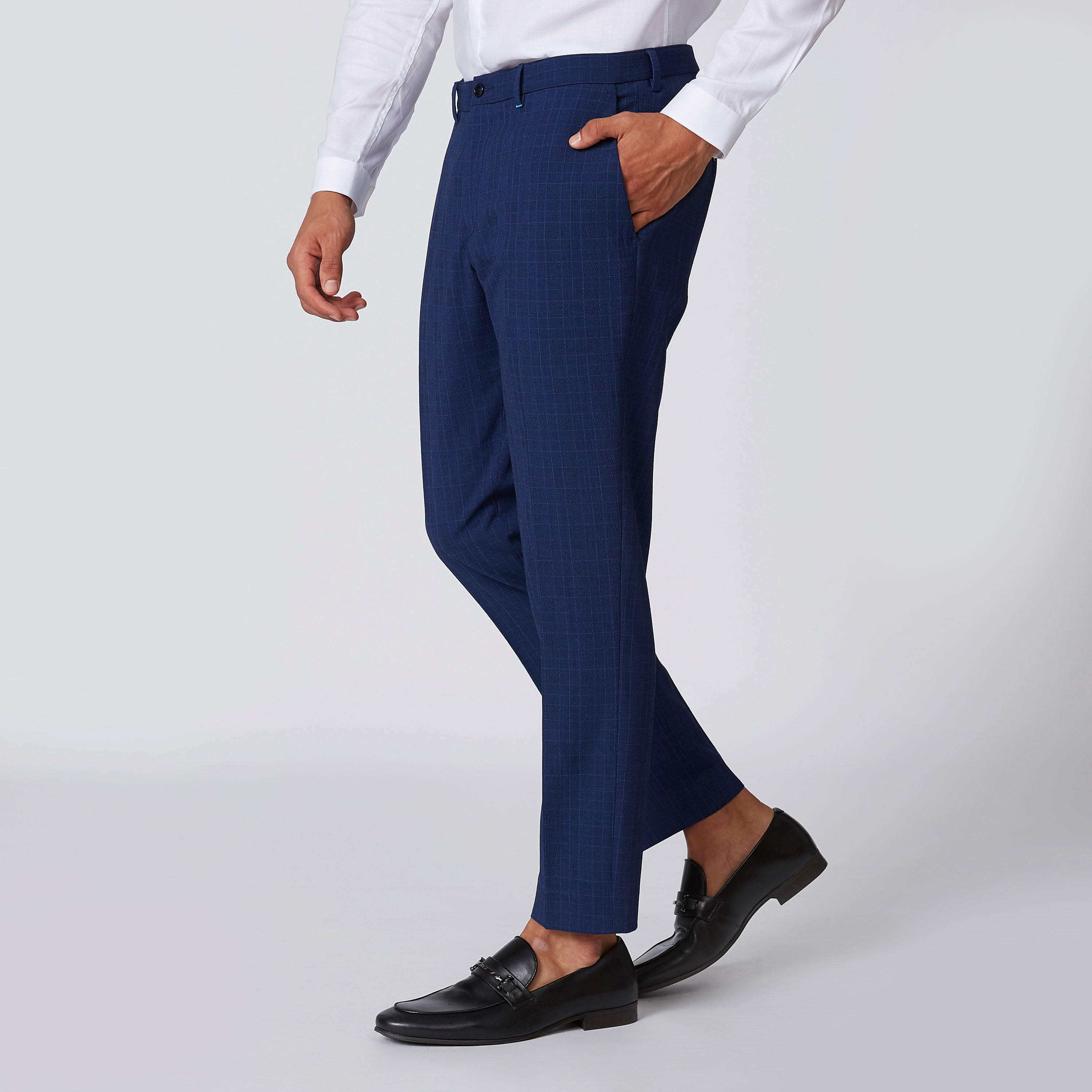 بنطلون كاروهات بقصّة سكيني وجيوب-men-clothing-bottoms-trousersandchinos-trousers-image-2