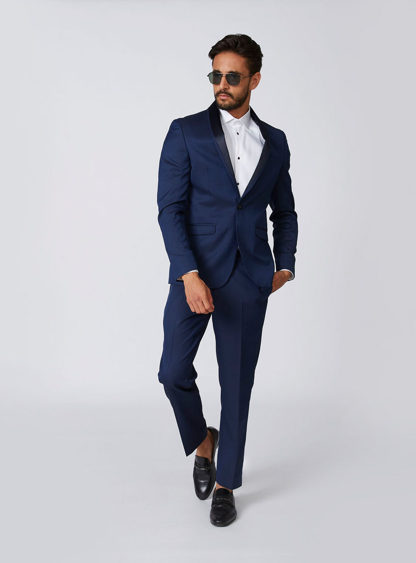 بليزر بارز الملمس بقصّة سليم وأكمام طويلة وأزرار-men-winterwear-jacketsandblazers-image-3