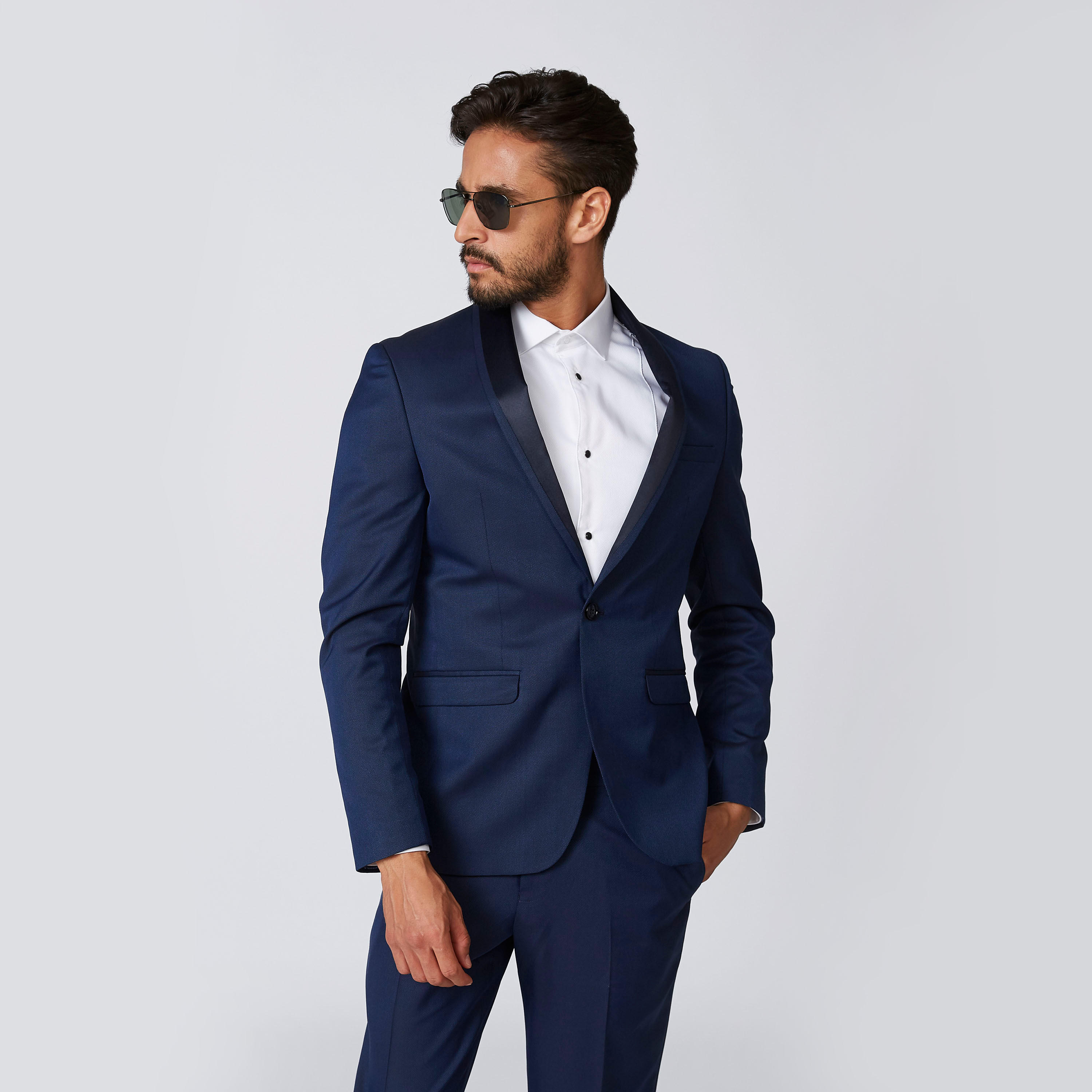 بليزر بارز الملمس بقصّة سليم وأكمام طويلة وأزرار-men-winterwear-jacketsandblazers-image-1