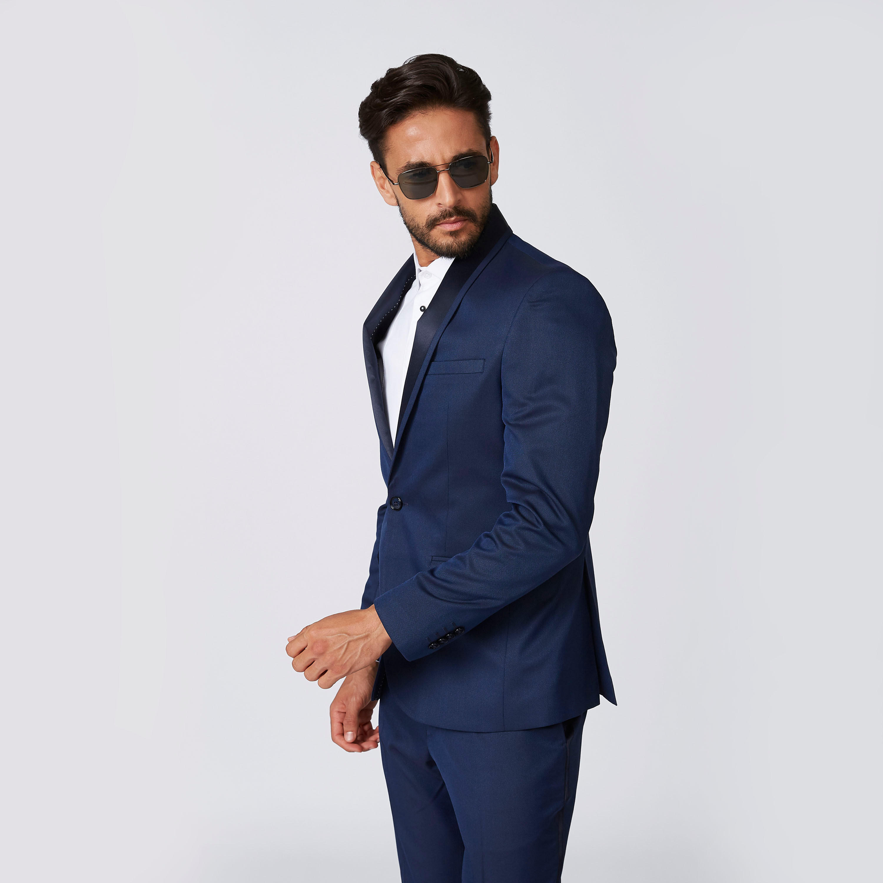 بليزر بارز الملمس بقصّة سليم وأكمام طويلة وأزرار-men-winterwear-jacketsandblazers-image-4