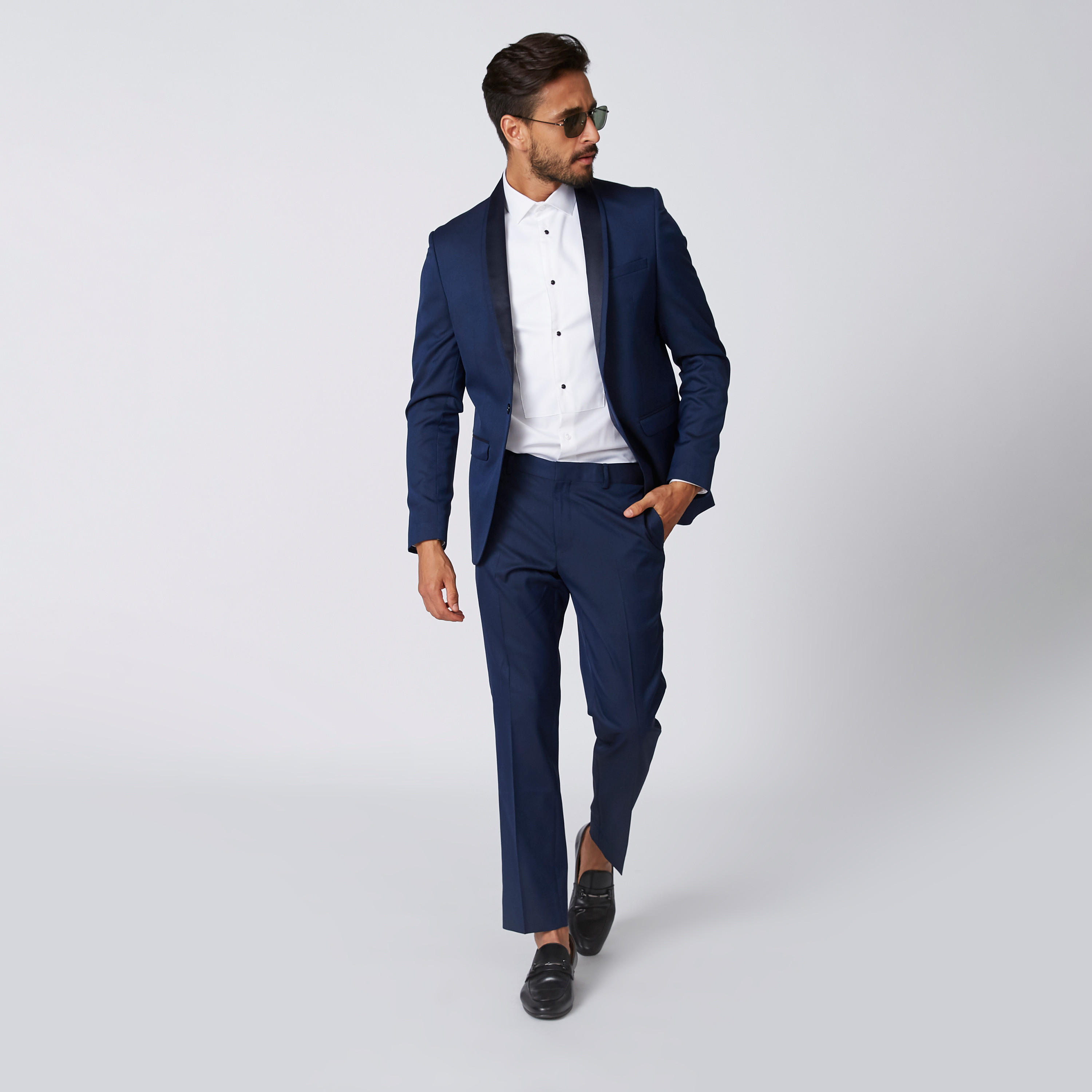 بنطلون طويل بارز الملمس بقصّة سليم وجيوب-men-clothing-bottoms-trousersandchinos-trousers-image-1