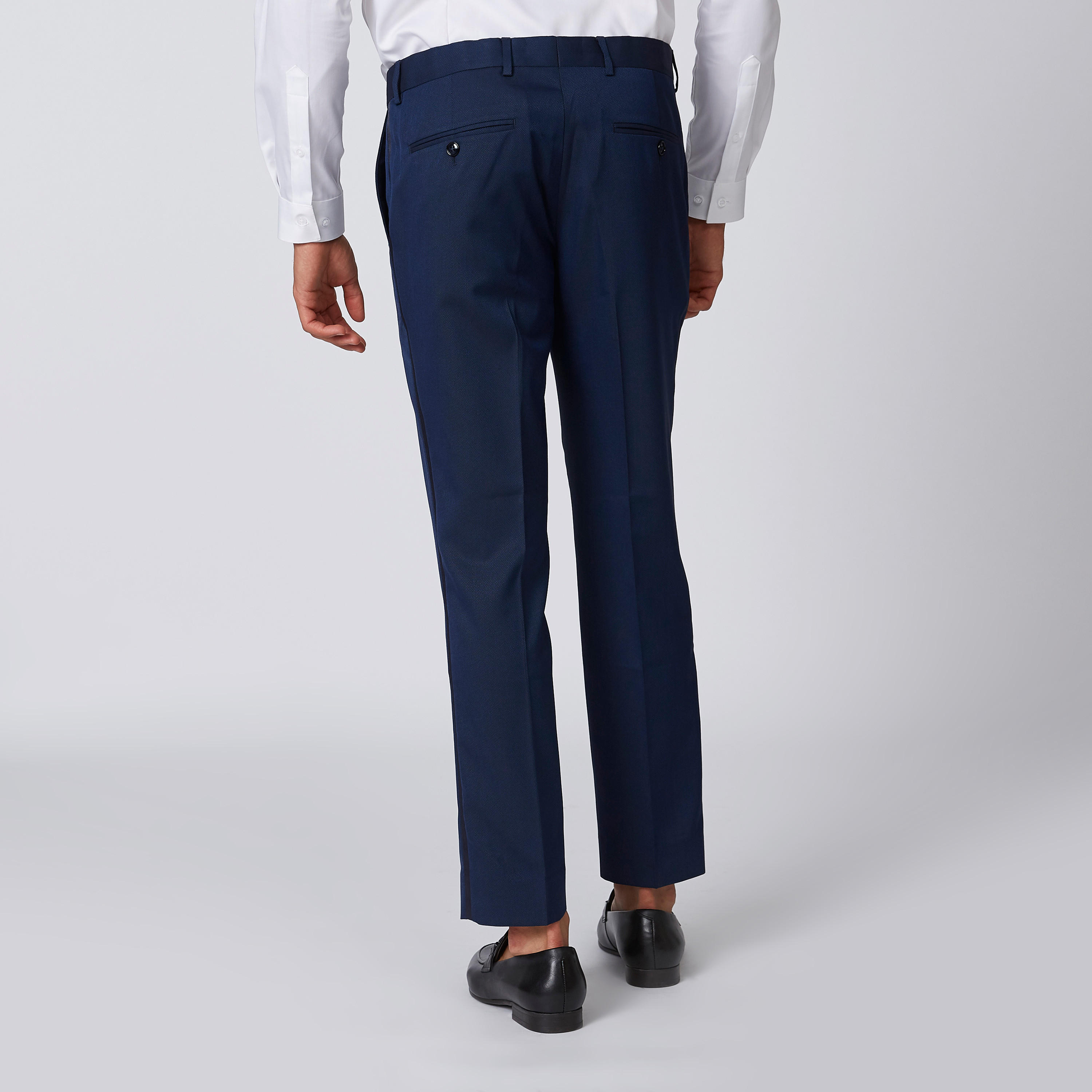 بنطلون طويل بارز الملمس بقصّة سليم وجيوب-men-clothing-bottoms-trousersandchinos-trousers-image-2