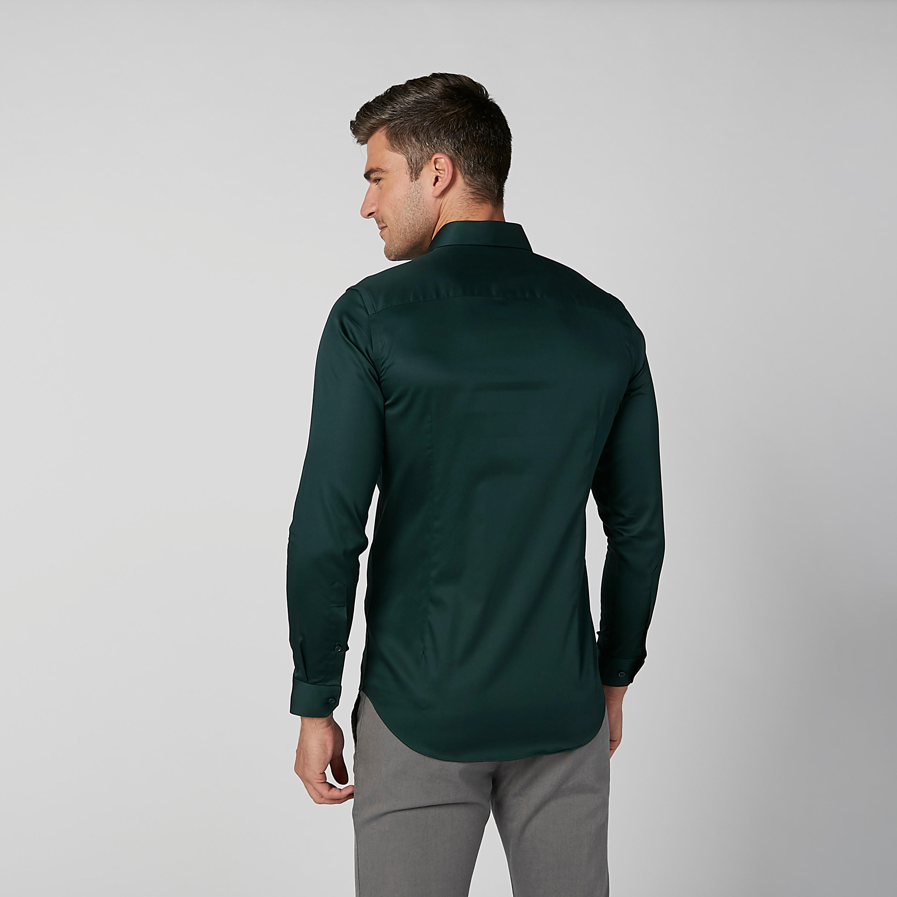 قميص بارز الملمس بياقة عاديّة وأكمام طويلة-men-clothing-shirts-image-3