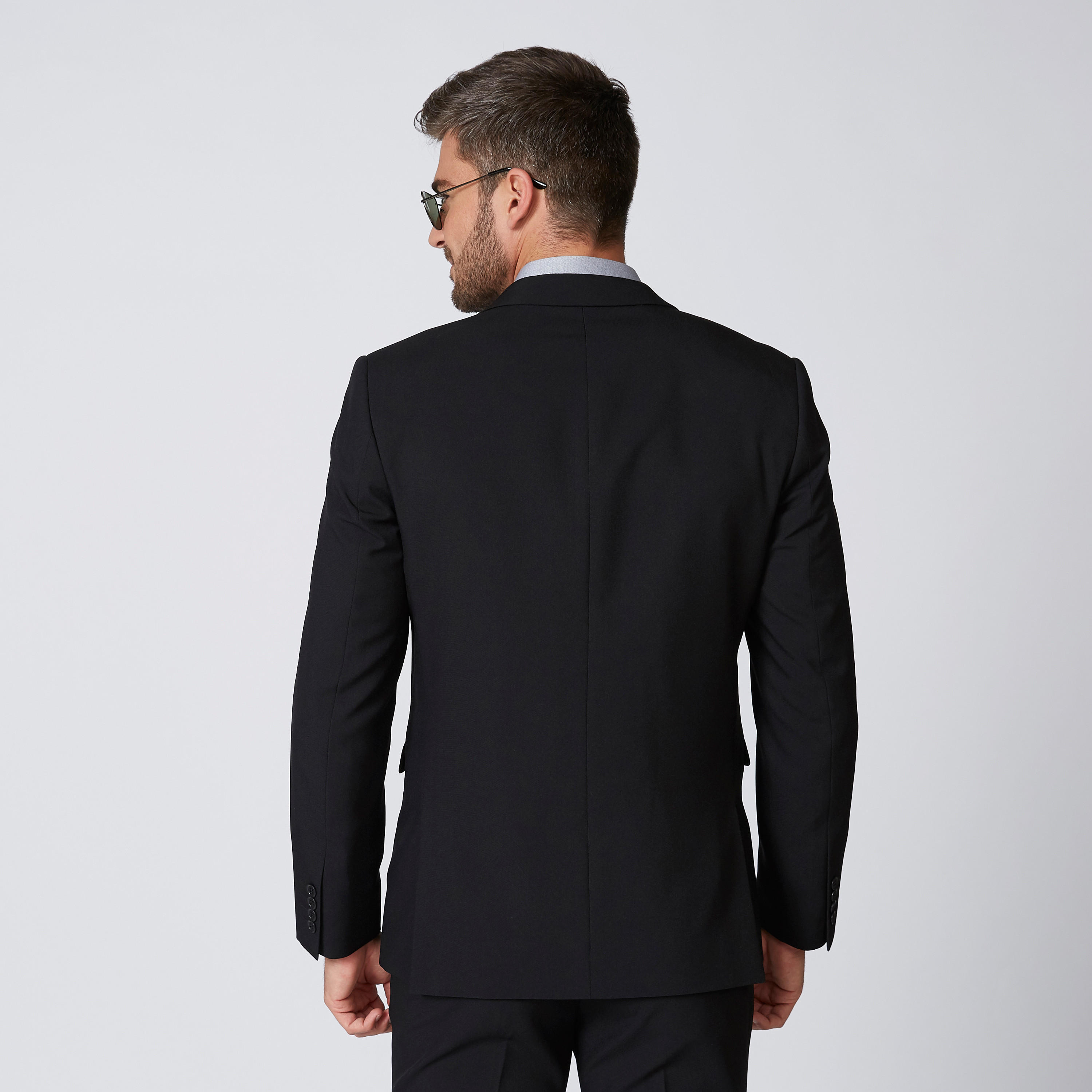 بليزر سادة بياقة طويلة وأكمام طويلة-men-winterwear-jacketsandblazers-image-2