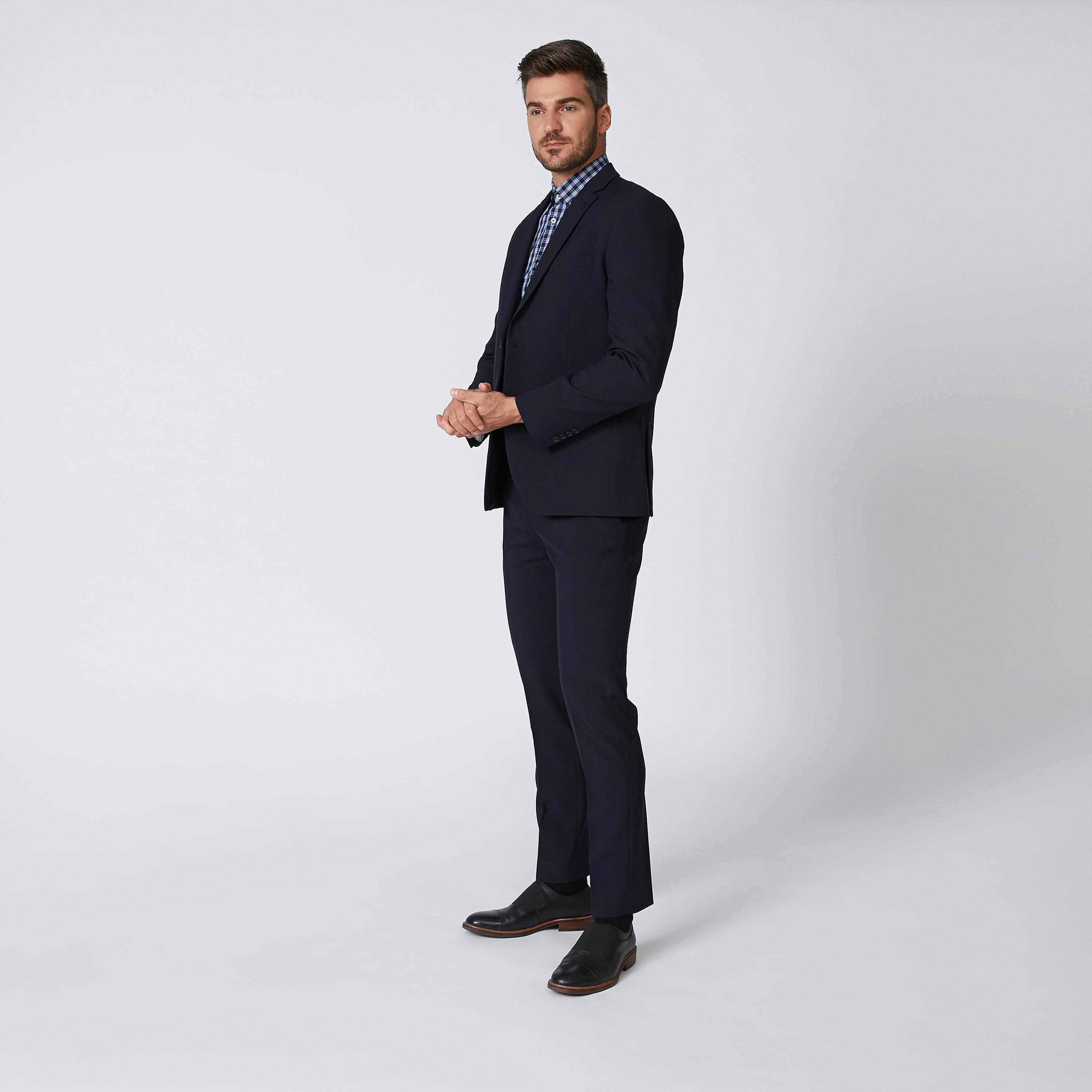بنطلون سادة طويل بجيوب وحلقات للحزام-men-clothing-bottoms-trousersandchinos-trousers-image-3