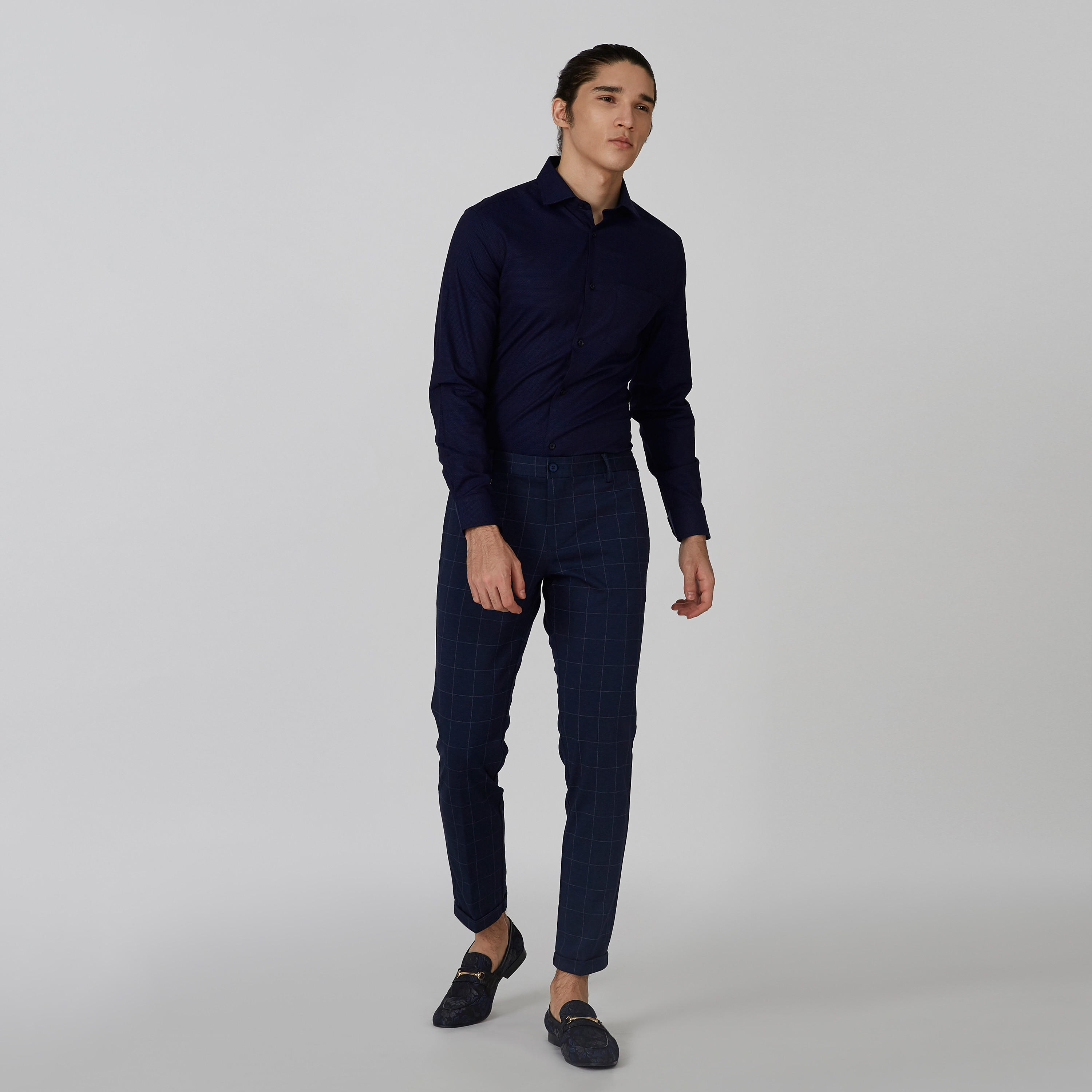 قميص رسمي مستدام بارز الملمس بأكمام طويلة -men-clothing-shirts-image-5