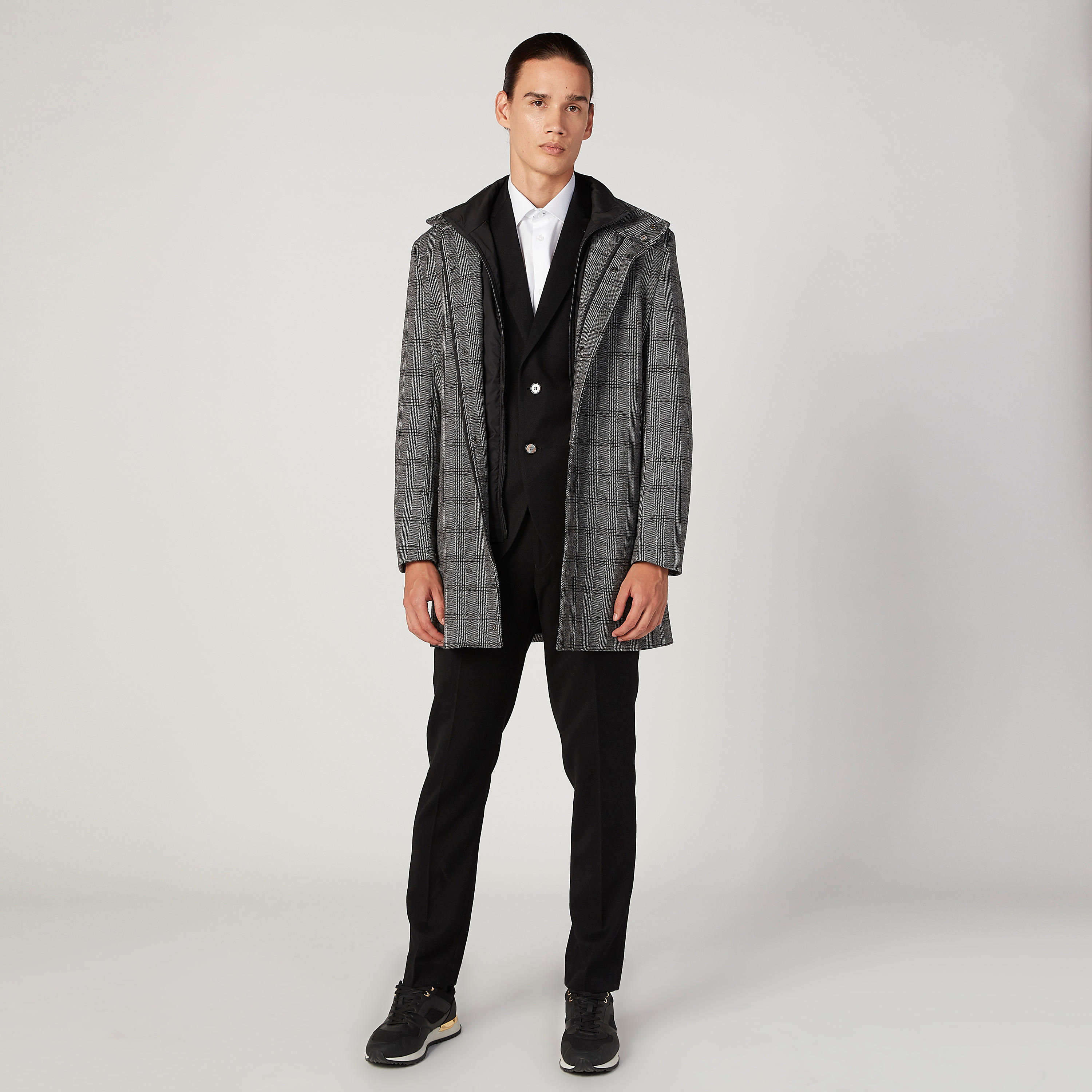 Textured Formal Shirt with Spread Collar and Long Sleeves-men-clothing-shirts-image-2