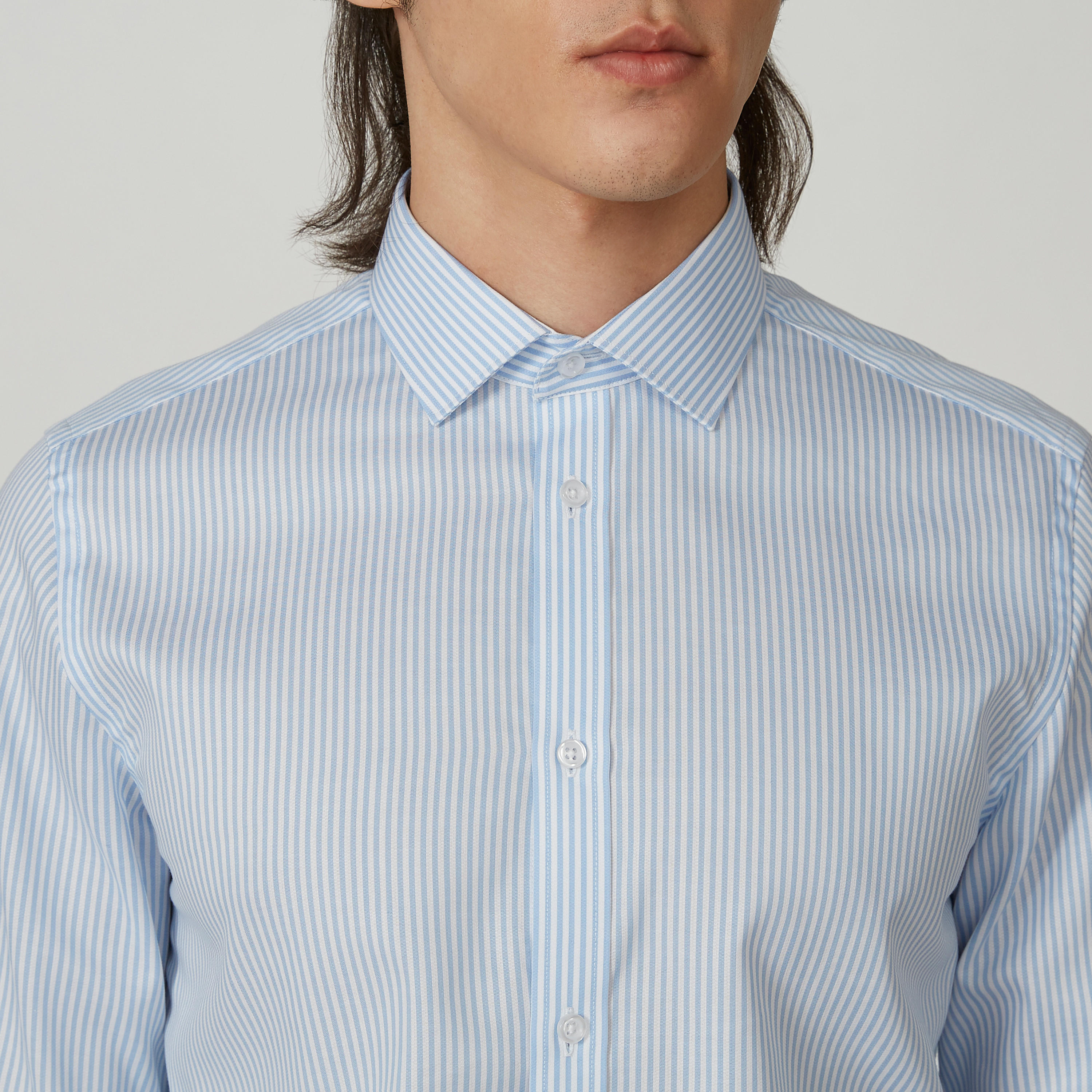 قميص مخطط بياقة عاديّة وأكمام طويلة-men-clothing-shirts-image-4