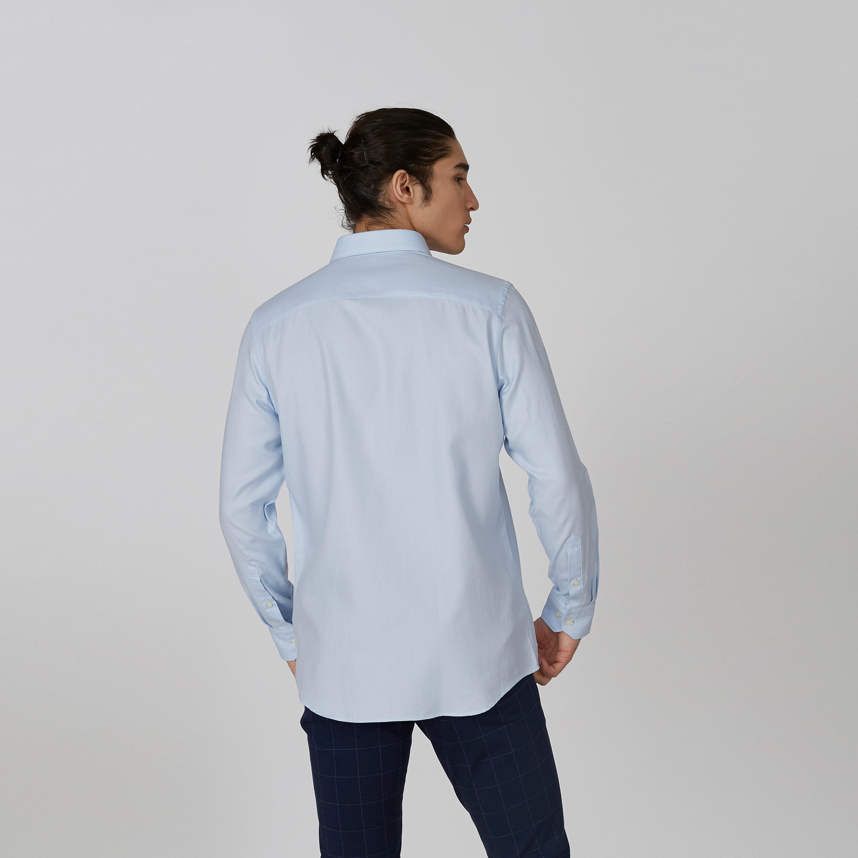 قميص رسمي مستدام بارز الملمس بأكمام طويلة -men-clothing-shirts-image-3