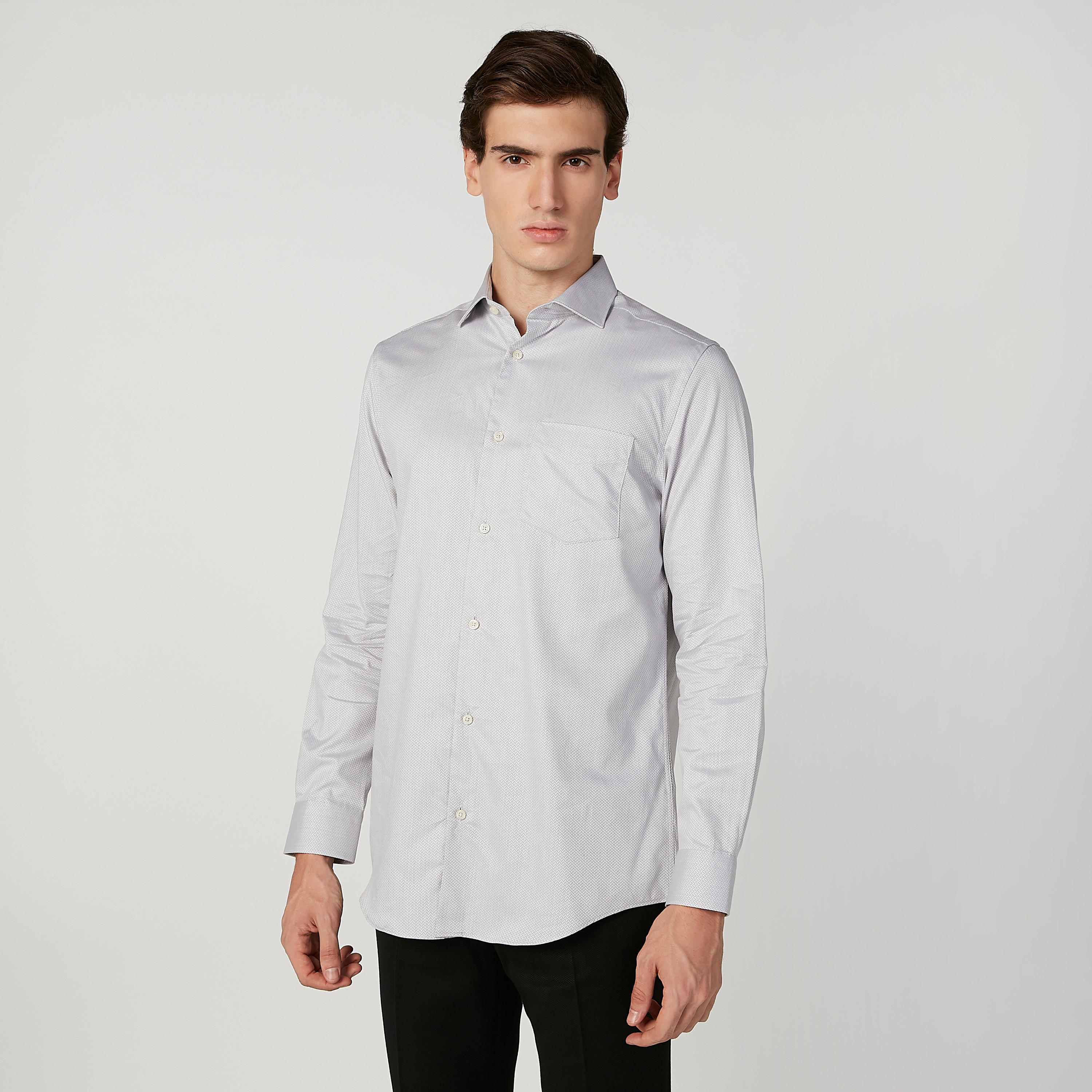 قميص رسمي مستدام بارز الملمس بأكمام طويلة -men-clothing-shirts-image-1