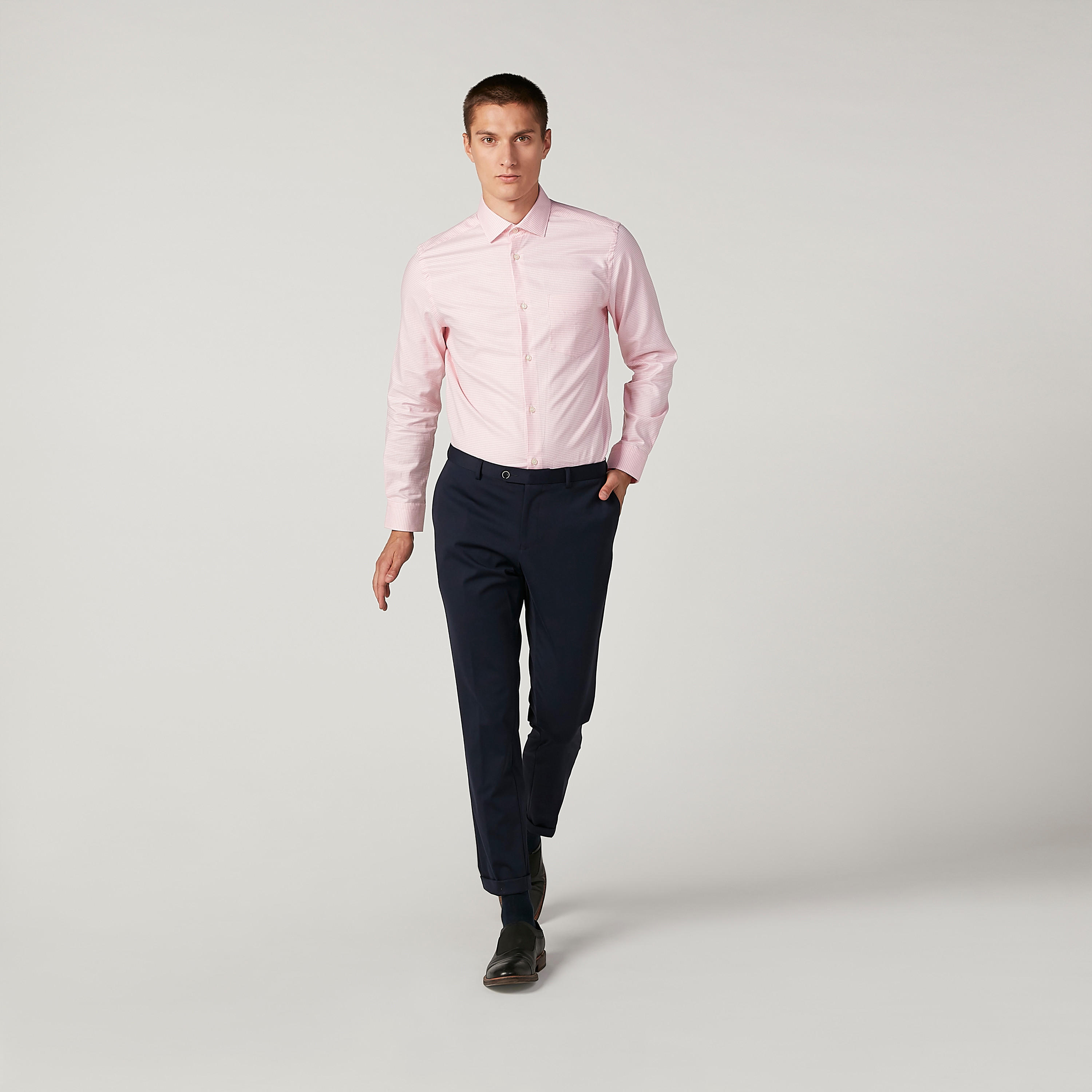 قميص مستدام كاروهات بأكمام طويلة -men-clothing-shirts-image-2