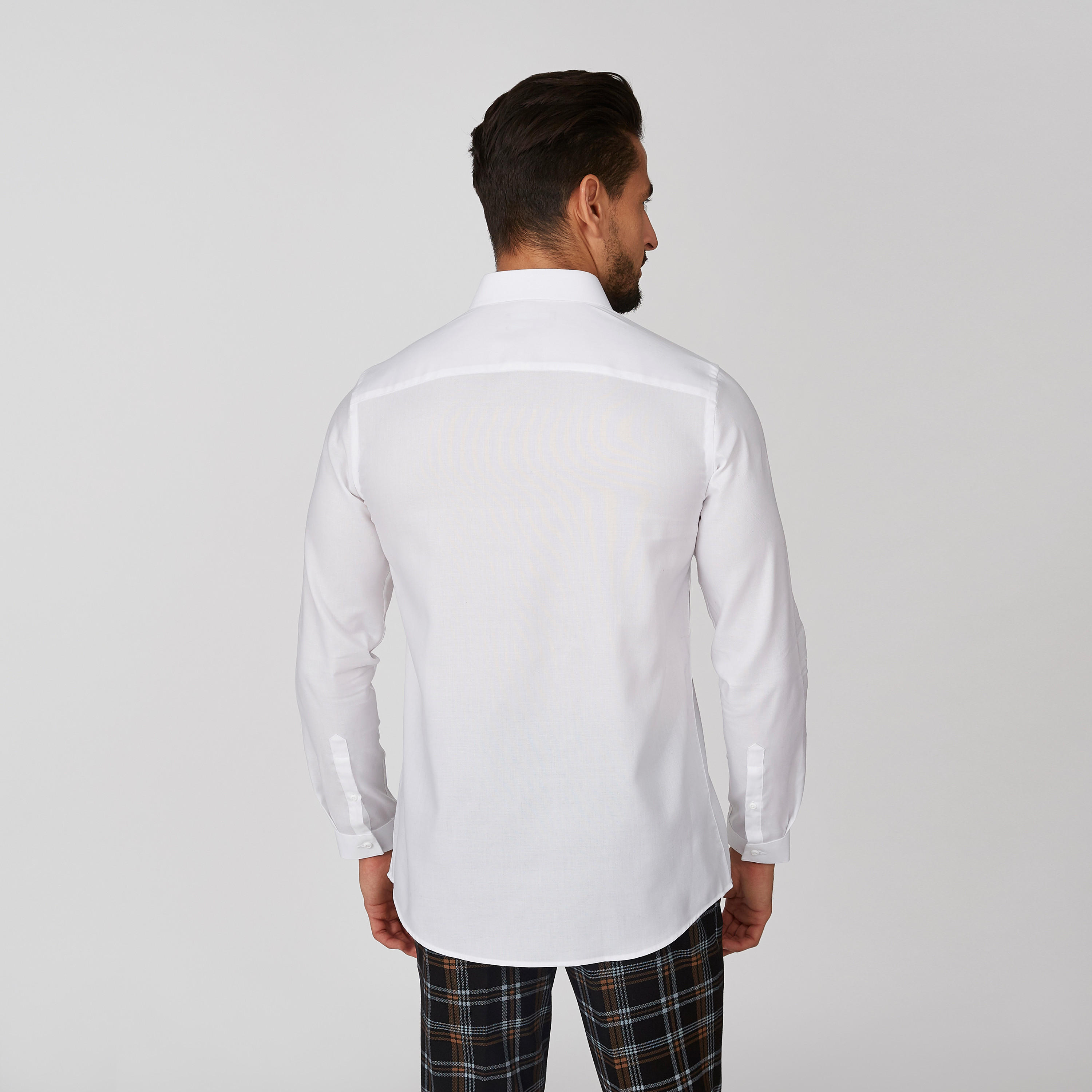 قميص رسمي سادة بياقة عاديّة وأكمام طويلة-men-clothing-shirts-image-2
