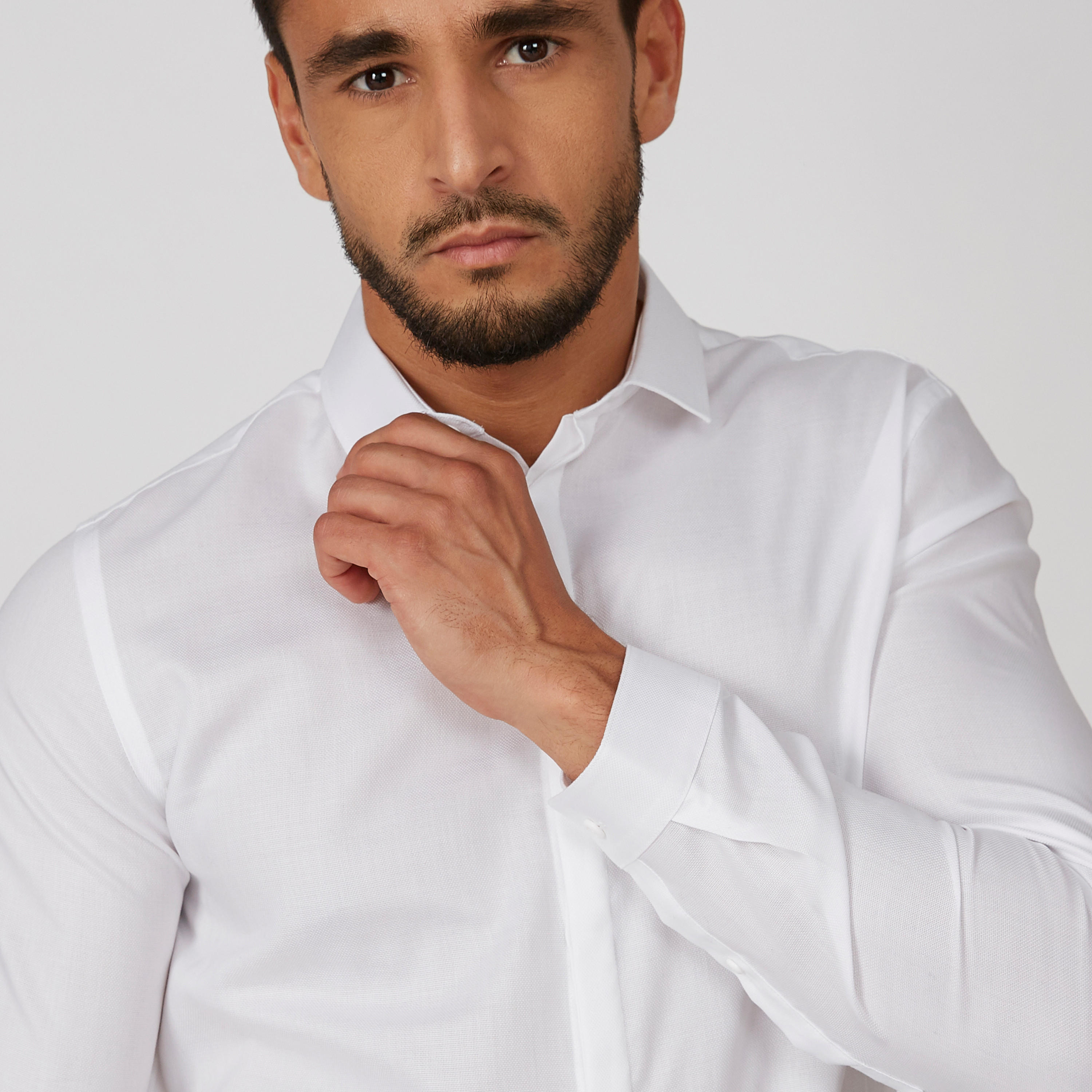 قميص رسمي سادة بياقة عاديّة وأكمام طويلة-men-clothing-shirts-image-4