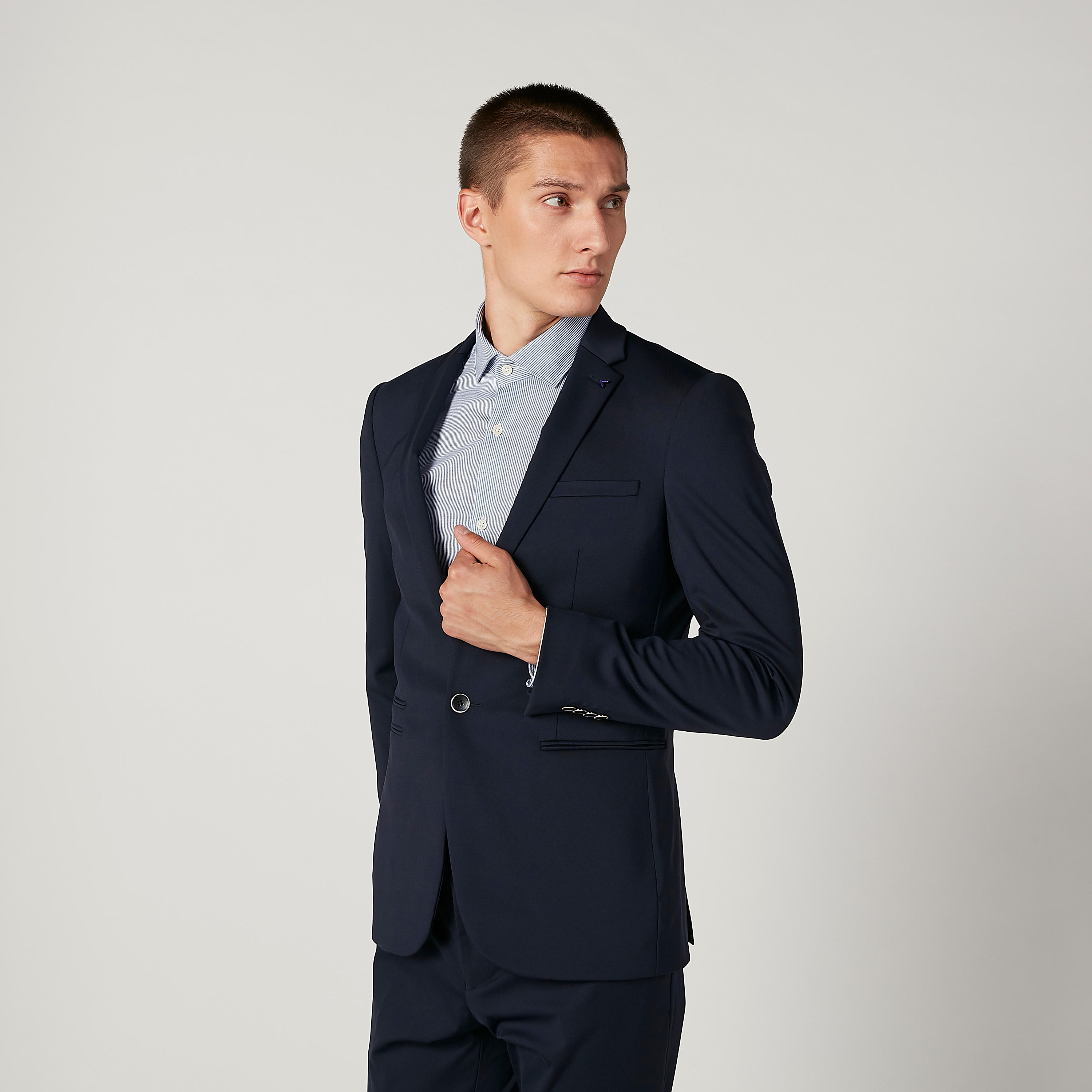 جاكيت بليزر سليم سادة بأكمام طويلة-men-winterwear-jacketsandblazers-image-1