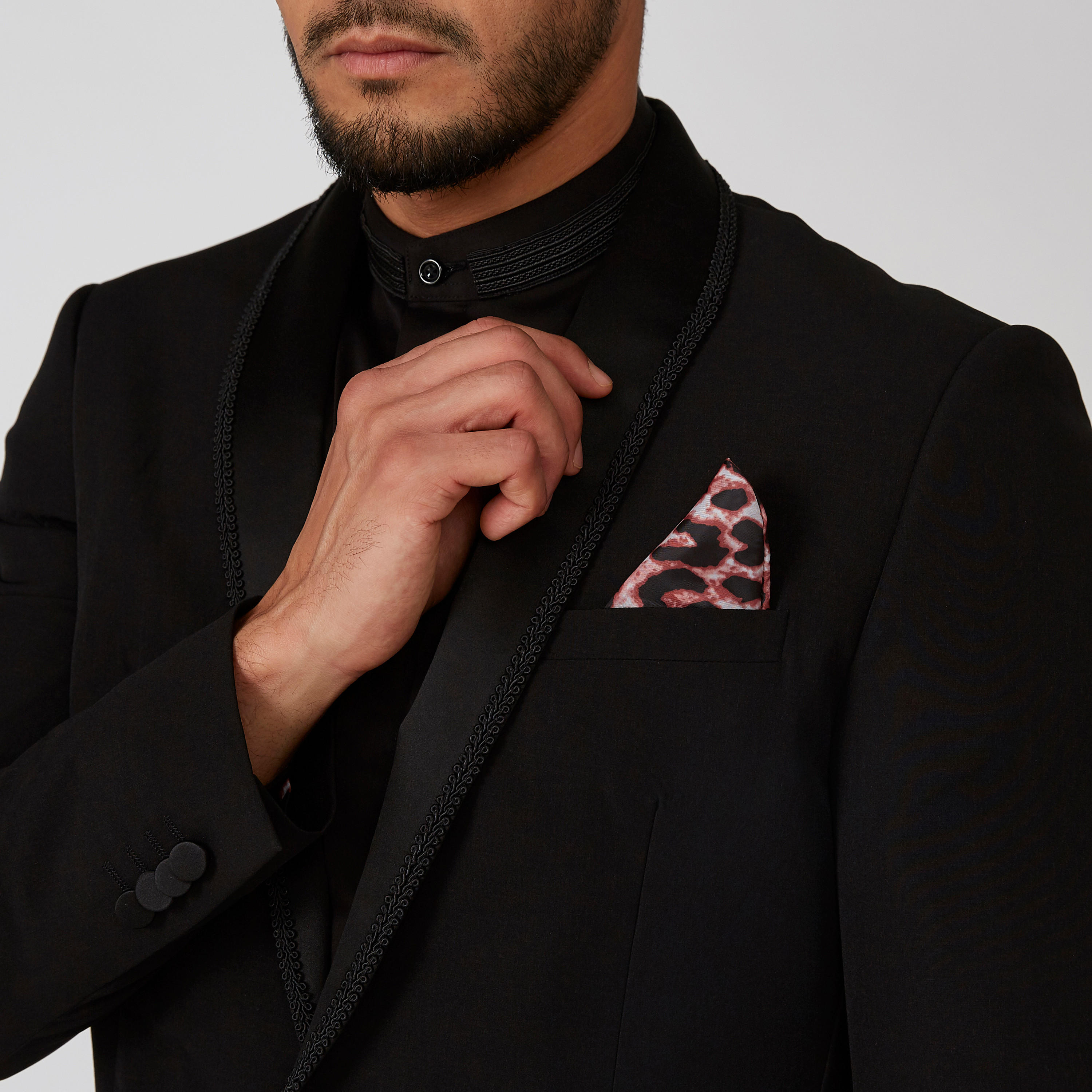 بليزر سليم سادة بياقة طويلة وأكمام طويلة-men-winterwear-jacketsandblazers-image-4
