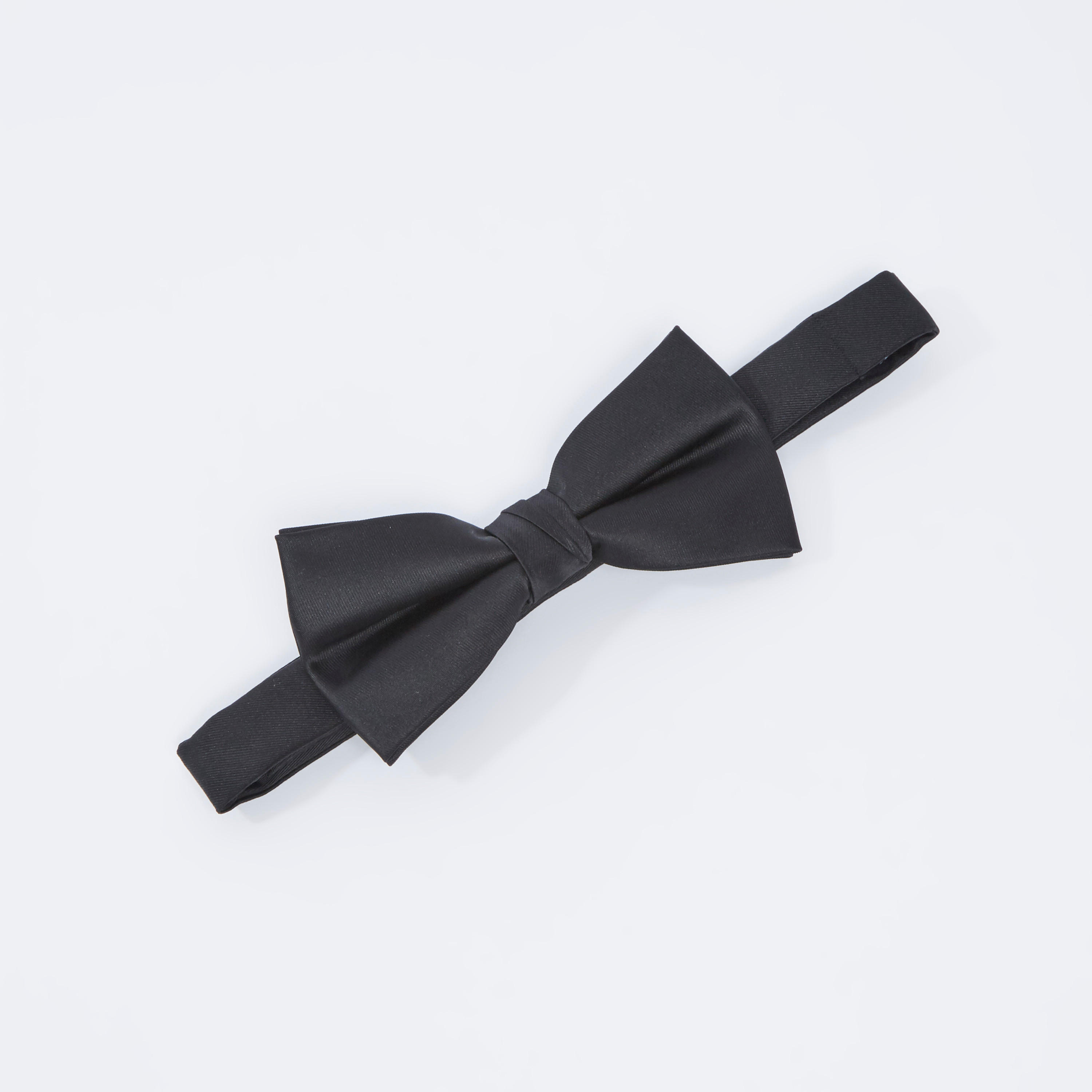 طقم بابيون سادة ومنديل جيب بطبعات-men-tiesandcufflinks-pocketsquares-image-1