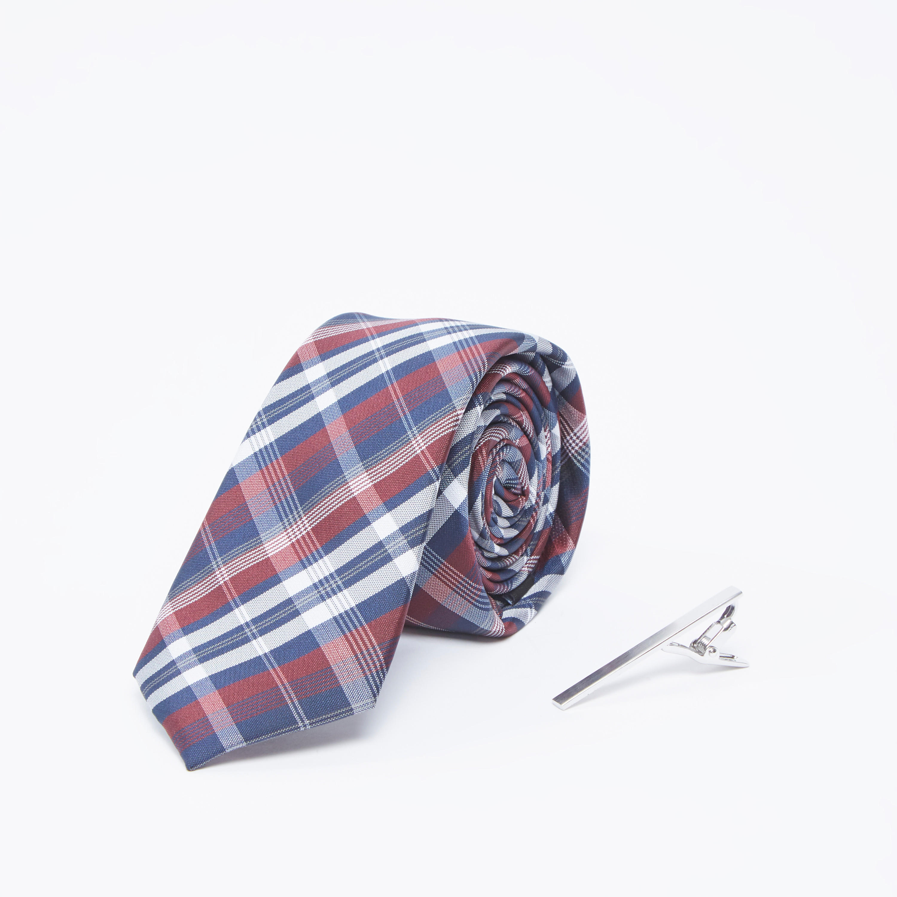Striped Regular Necktie with Keeper Loop-men-tiesandcufflinks-pocketsquares-image-1