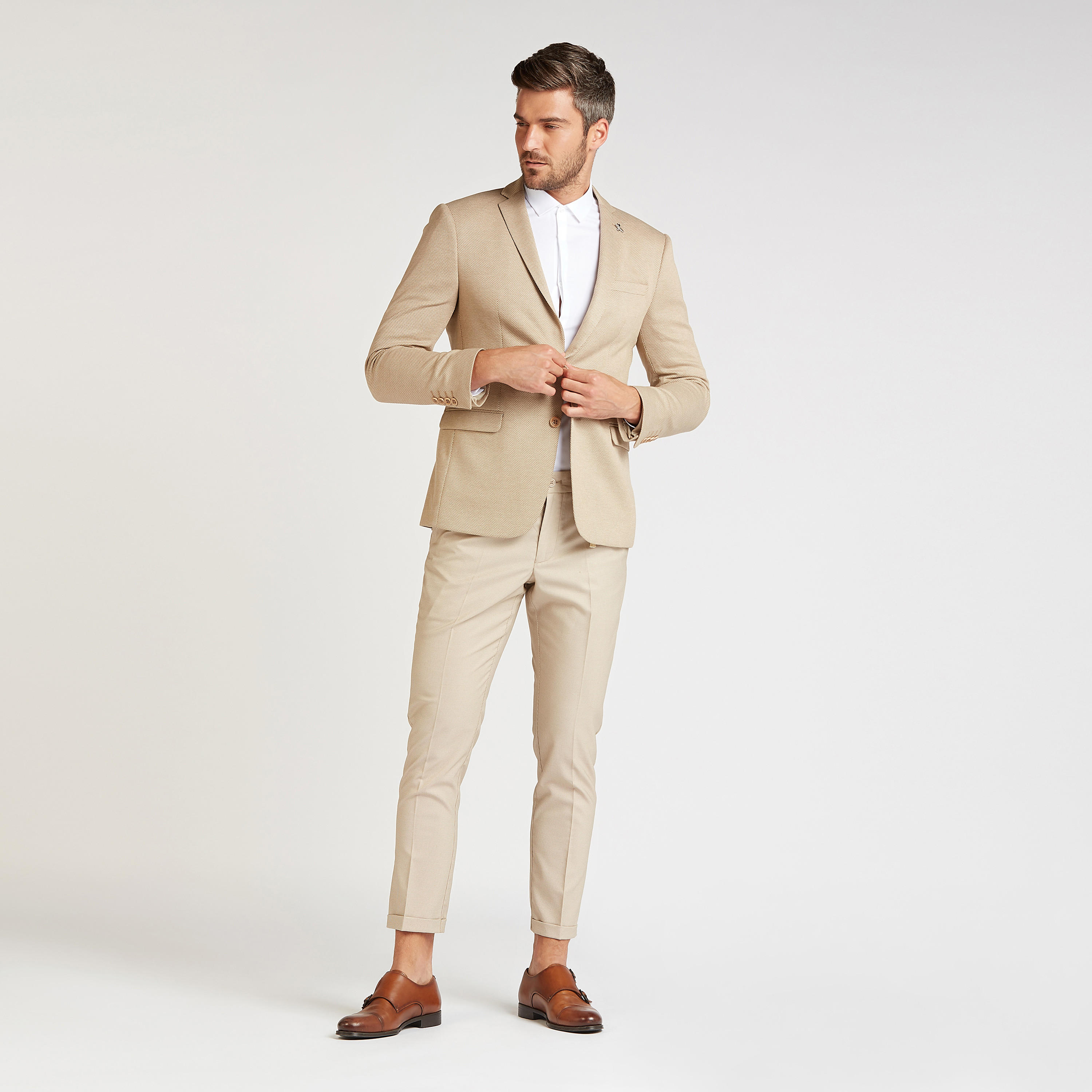 Solid Formal Shirt with Long Sleeves and Spread Collar-men-clothing-shirts-image-3