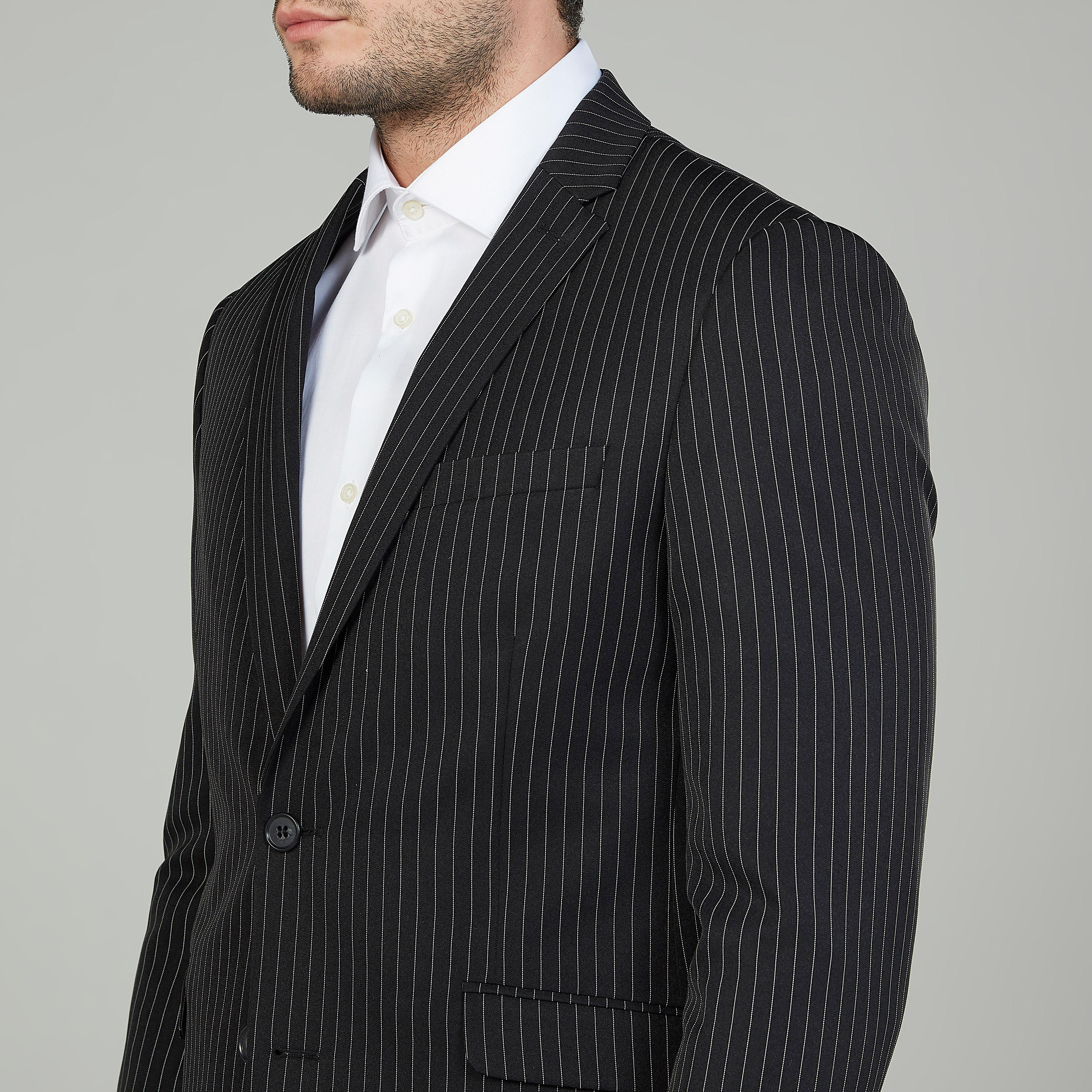 بليزر مقلّم بقصّة سليم وياقة طويلة وأكمام طويلة-men-winterwear-jacketsandblazers-image-3