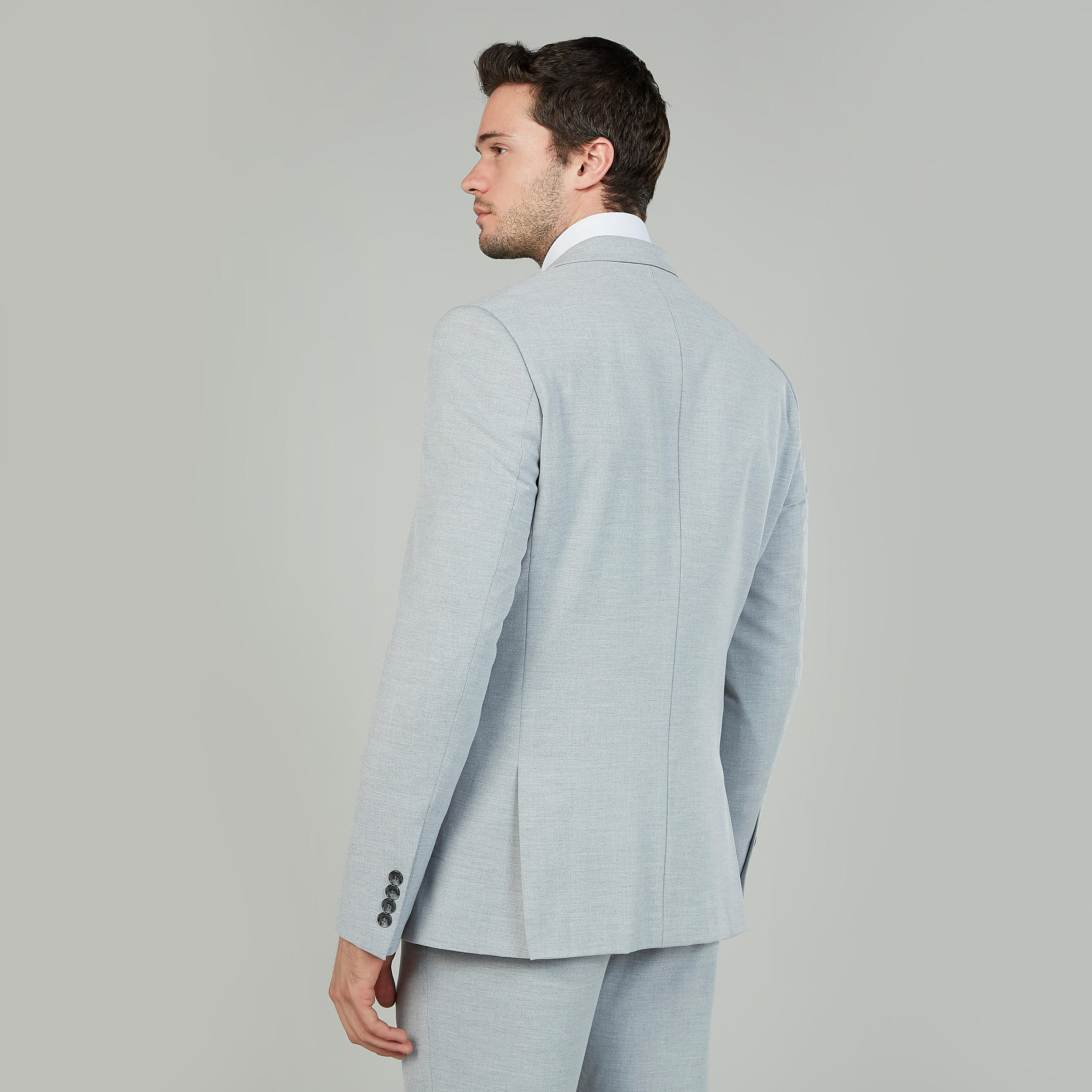 جاكيت بليزر رسمي سليم بارز الملمس بياقة مطوية وأكمام طويلة-men-winterwear-jacketsandblazers-image-4