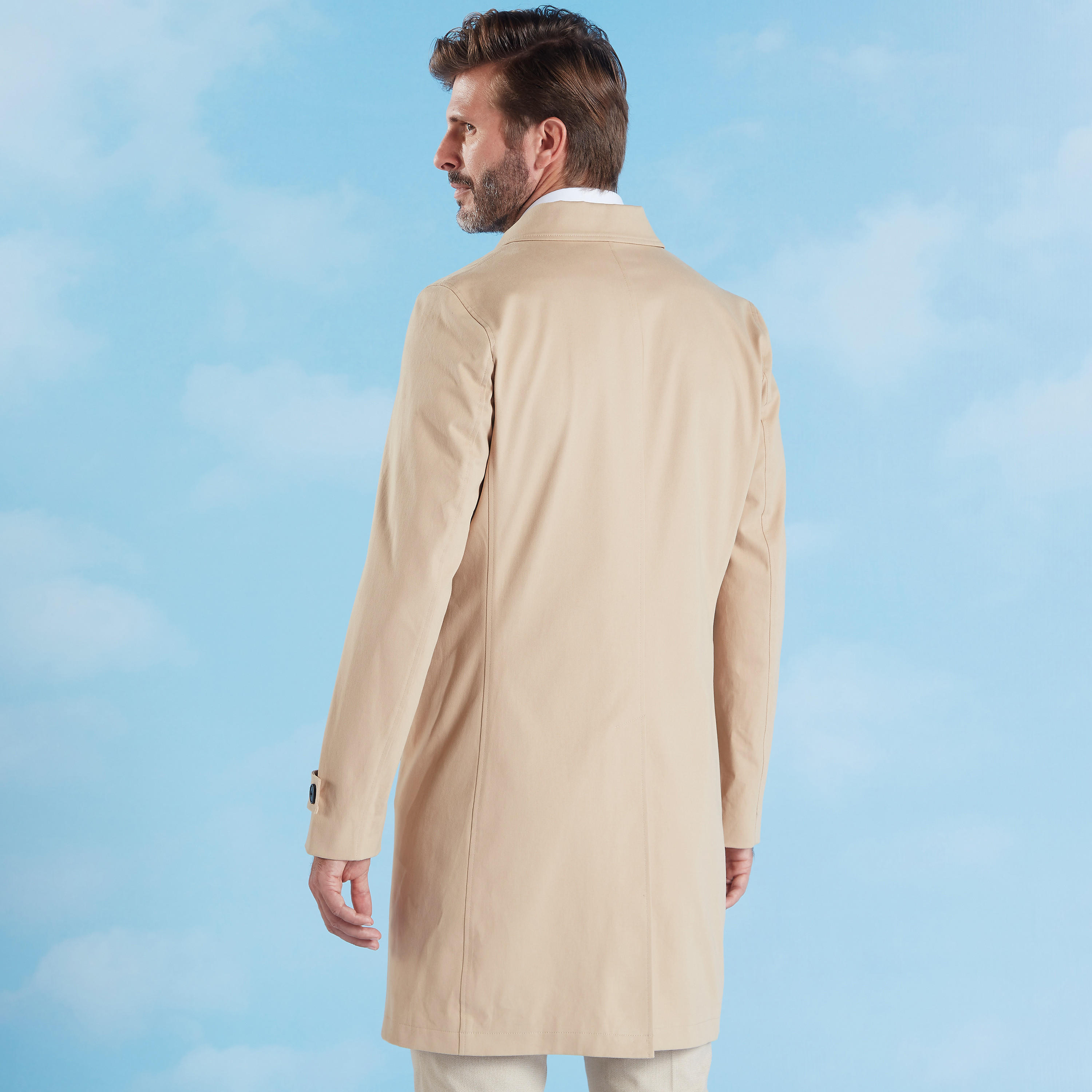 معطف سادة بأكمام طويلة وجيوب-men-clothing-jacketsandblazers-coats-image-6
