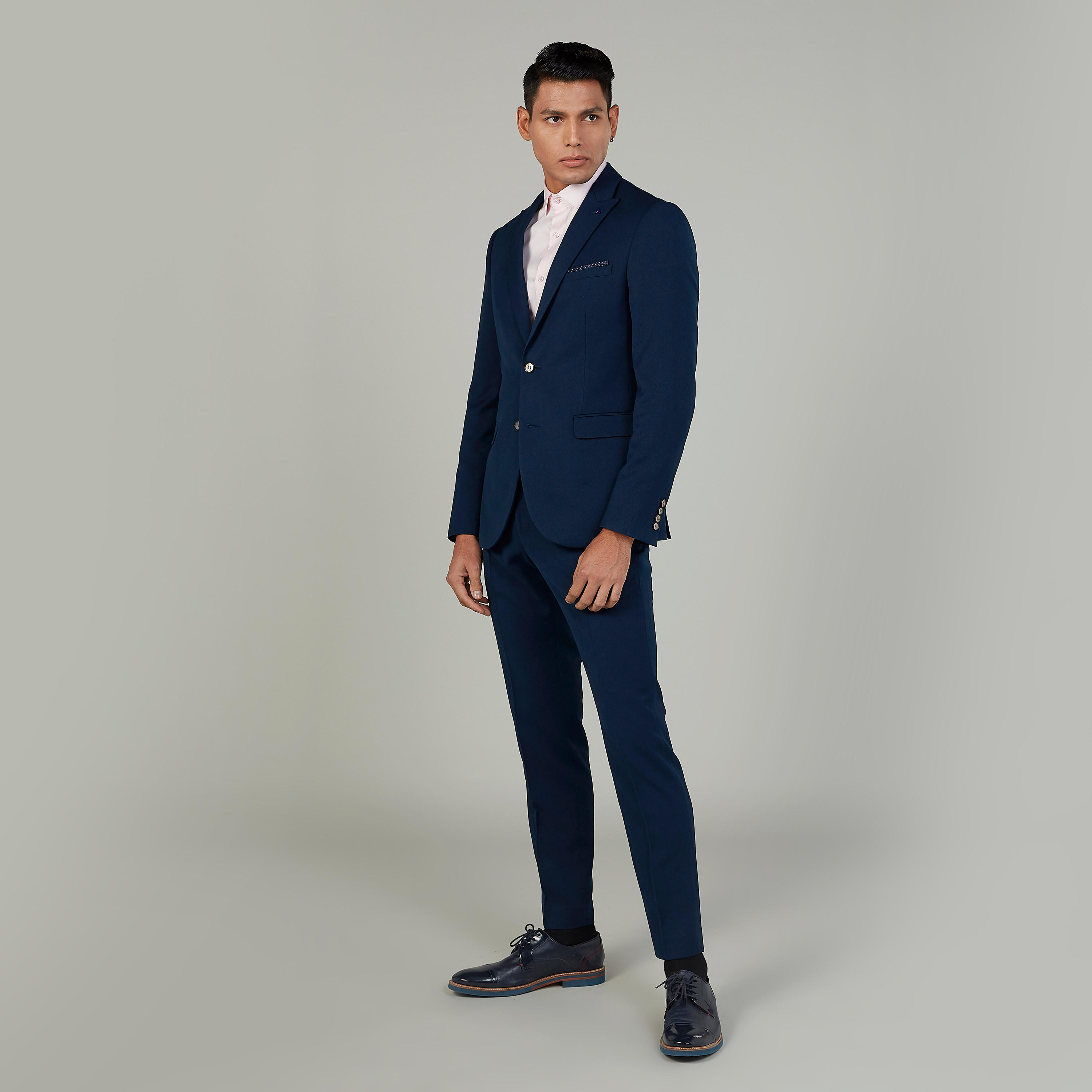 Solid Woven Shirt with Long Sleeves-men-clothing-shirts-image-2