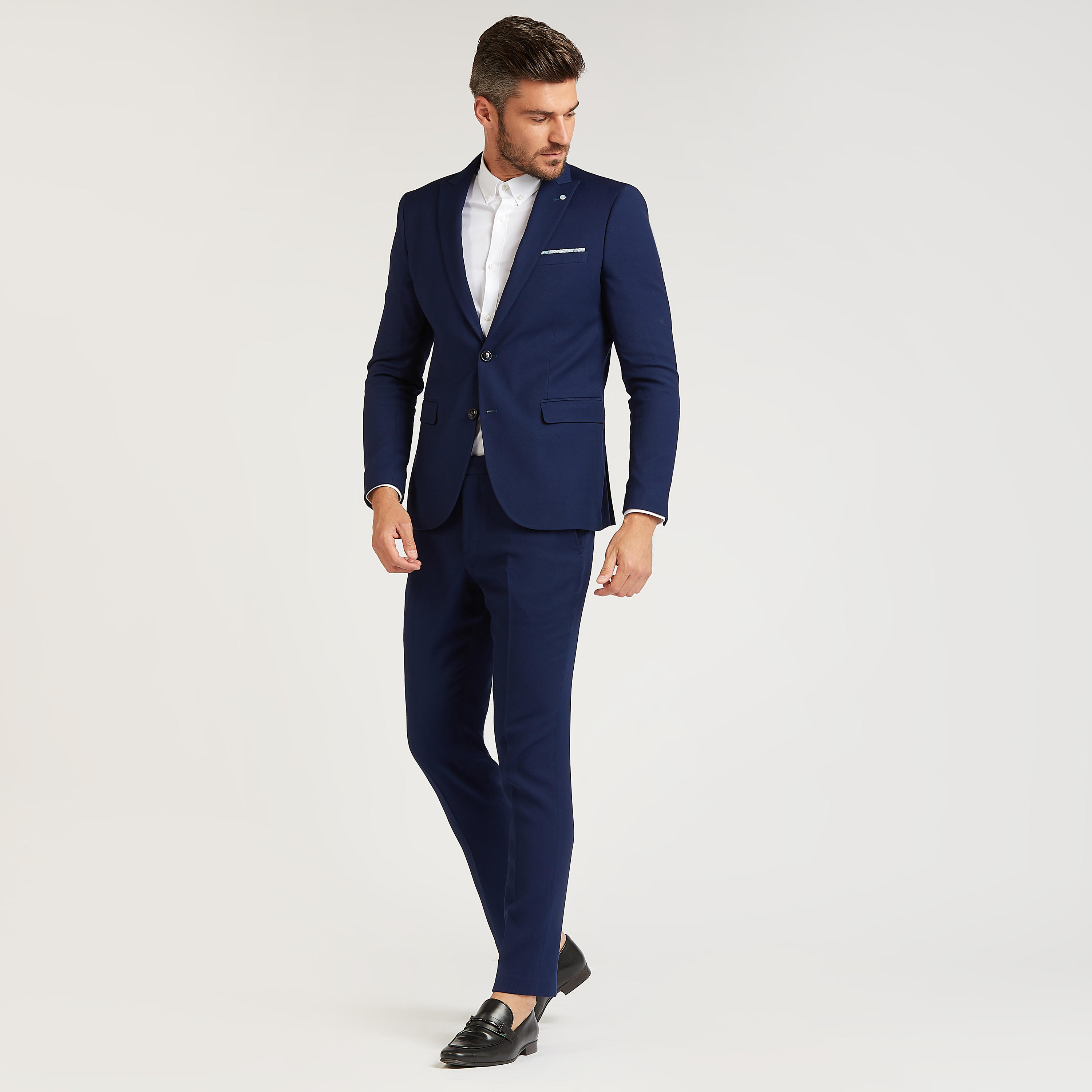 قميص رسمي سادة بياقة عاديّة وأكمام طويلة-men-clothing-shirts-image-5