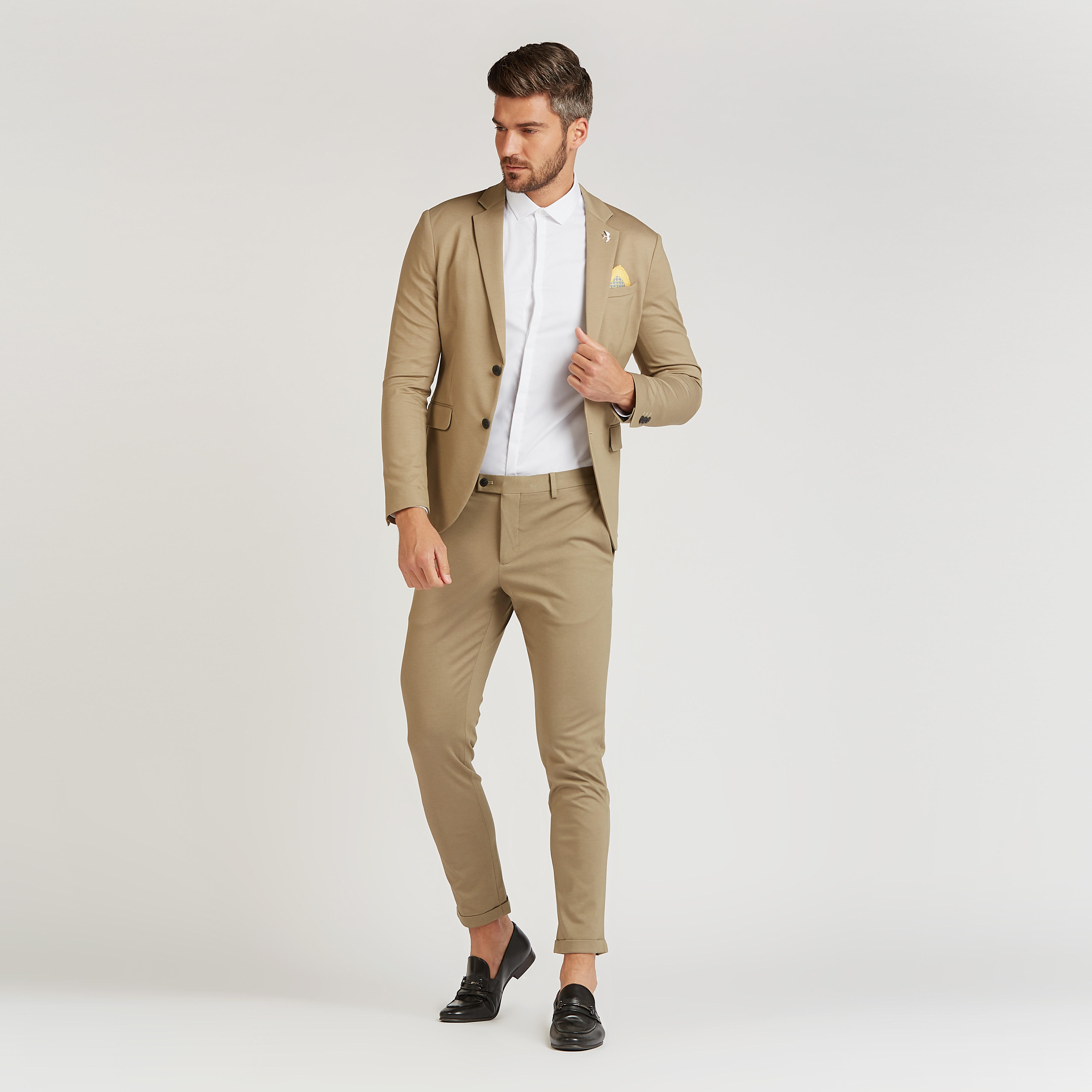 Solid Formal Shirt with Long Sleeves and Concealed Placket-men-clothing-shirts-image-2