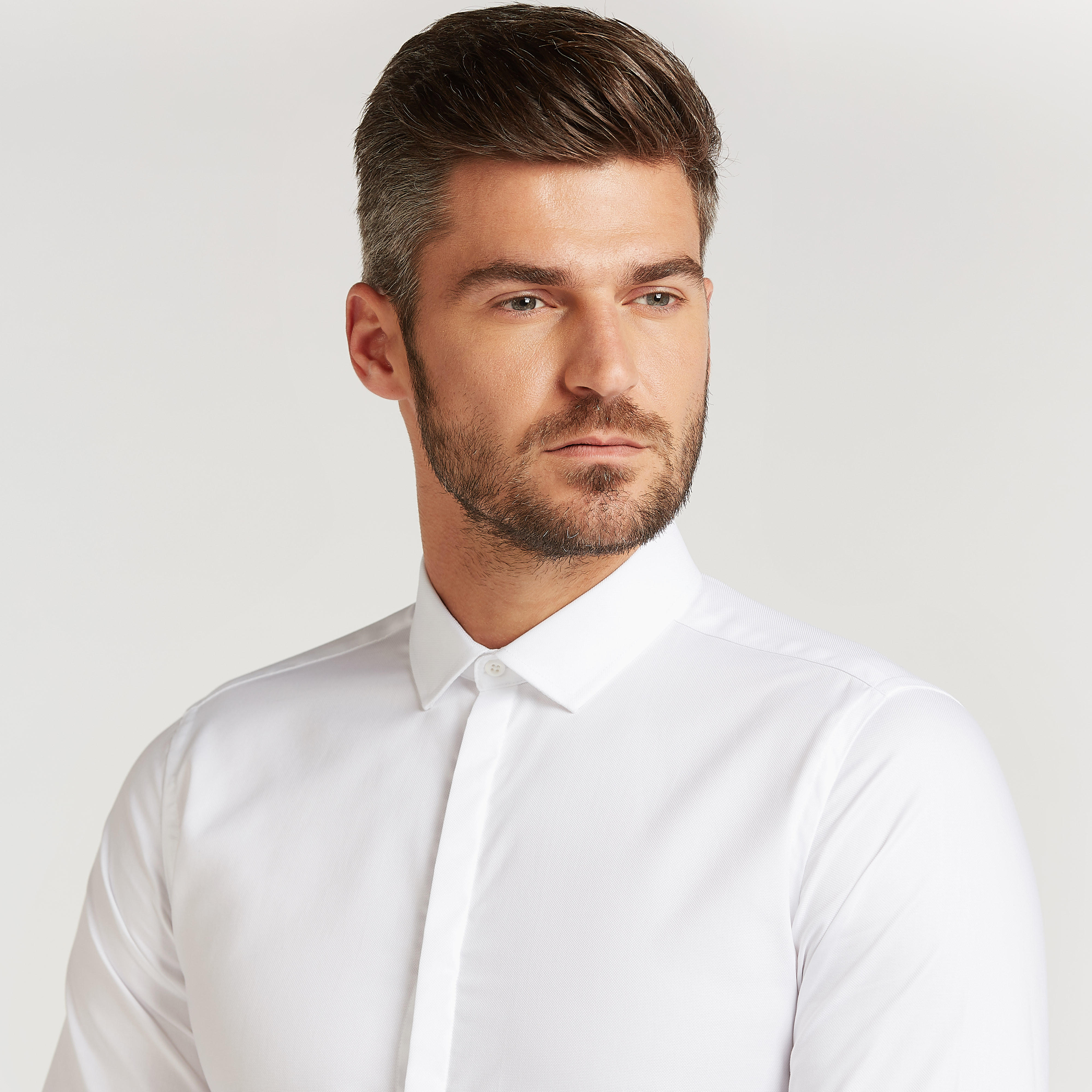 Solid Formal Shirt with Long Sleeves and Concealed Placket-men-clothing-shirts-image-3