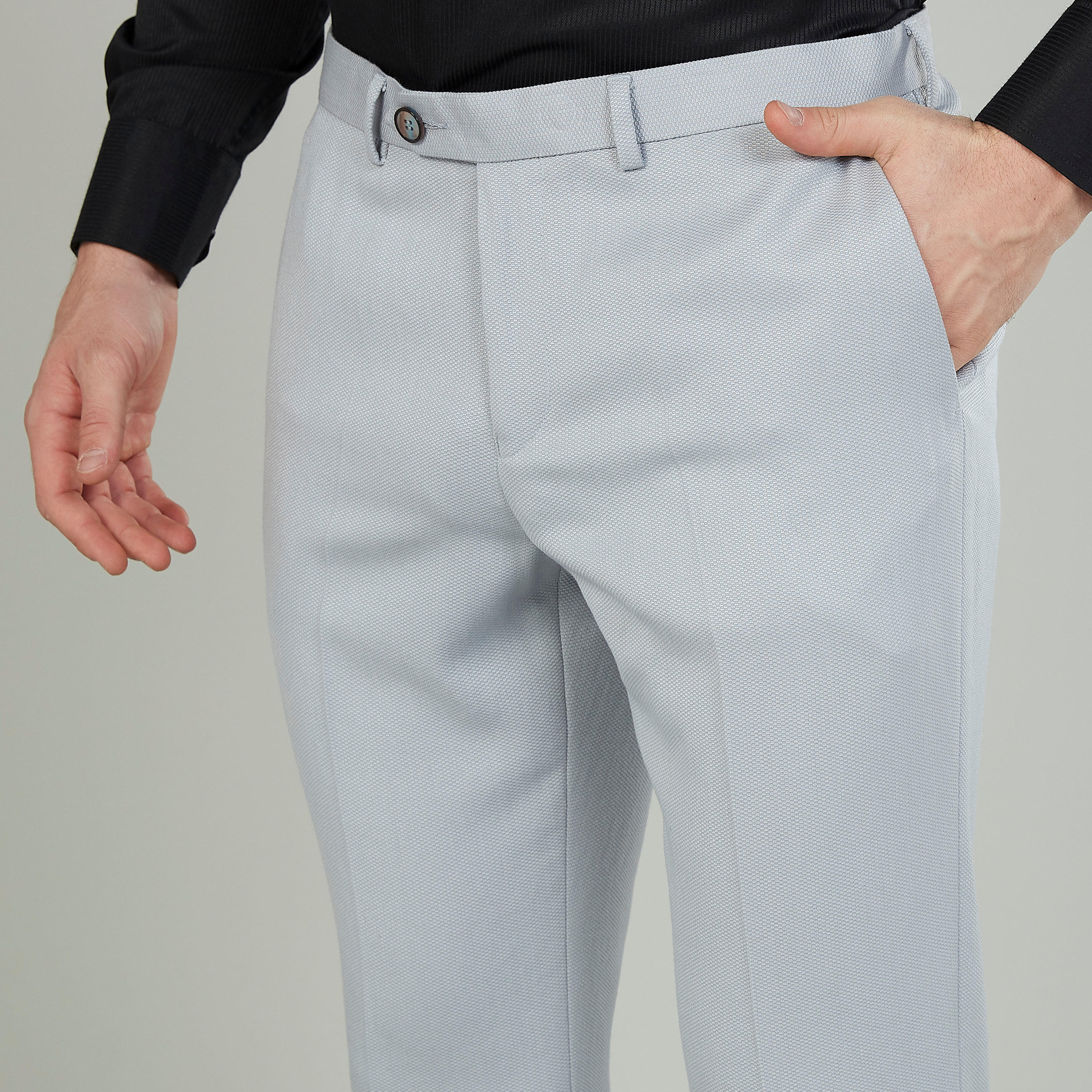بنطلون بخصر مرتفع وجيوب وعراوي-men-clothing-bottoms-trousersandchinos-trousers-image-3