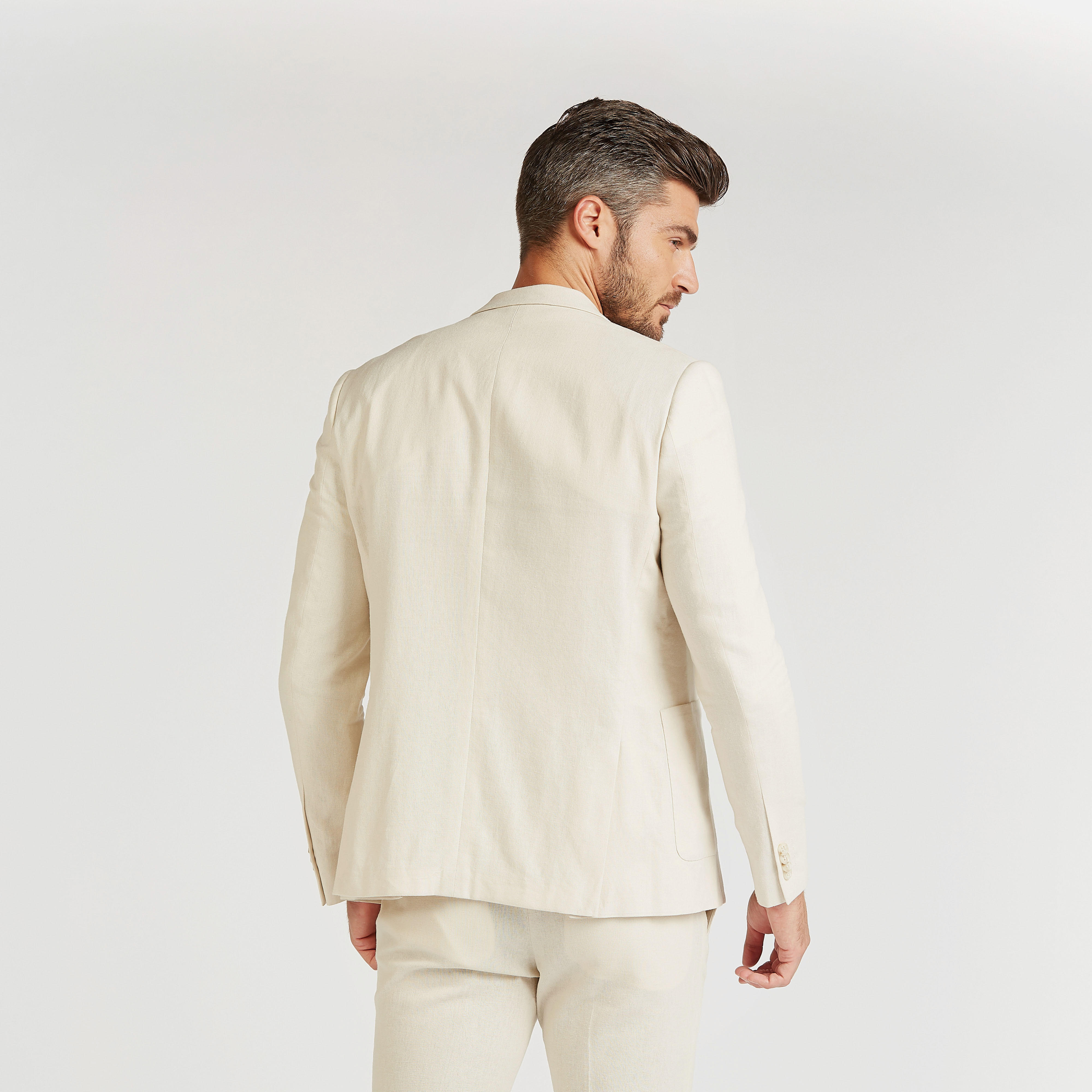 بليزر رسمي كتّان سليم فيت بياقة طويلة وأكمام طويلة-men-winterwear-jacketsandblazers-image-5