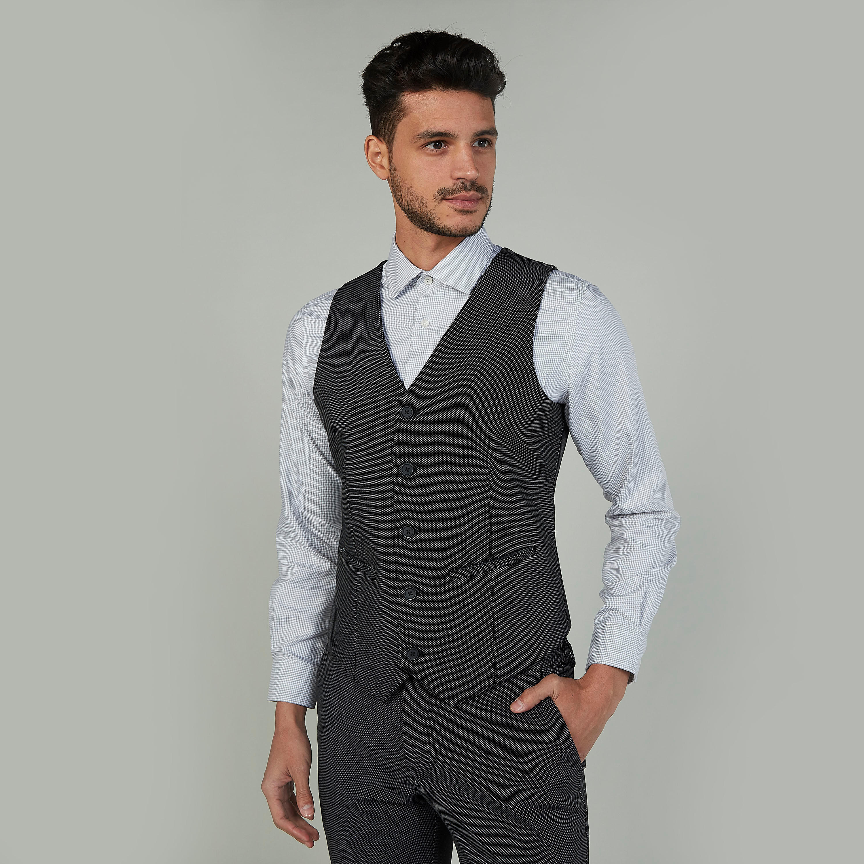 فيست رسمي سليم كاروهات بجيوب داخلية-men-clothing-jacketsandblazers-coats-image-1