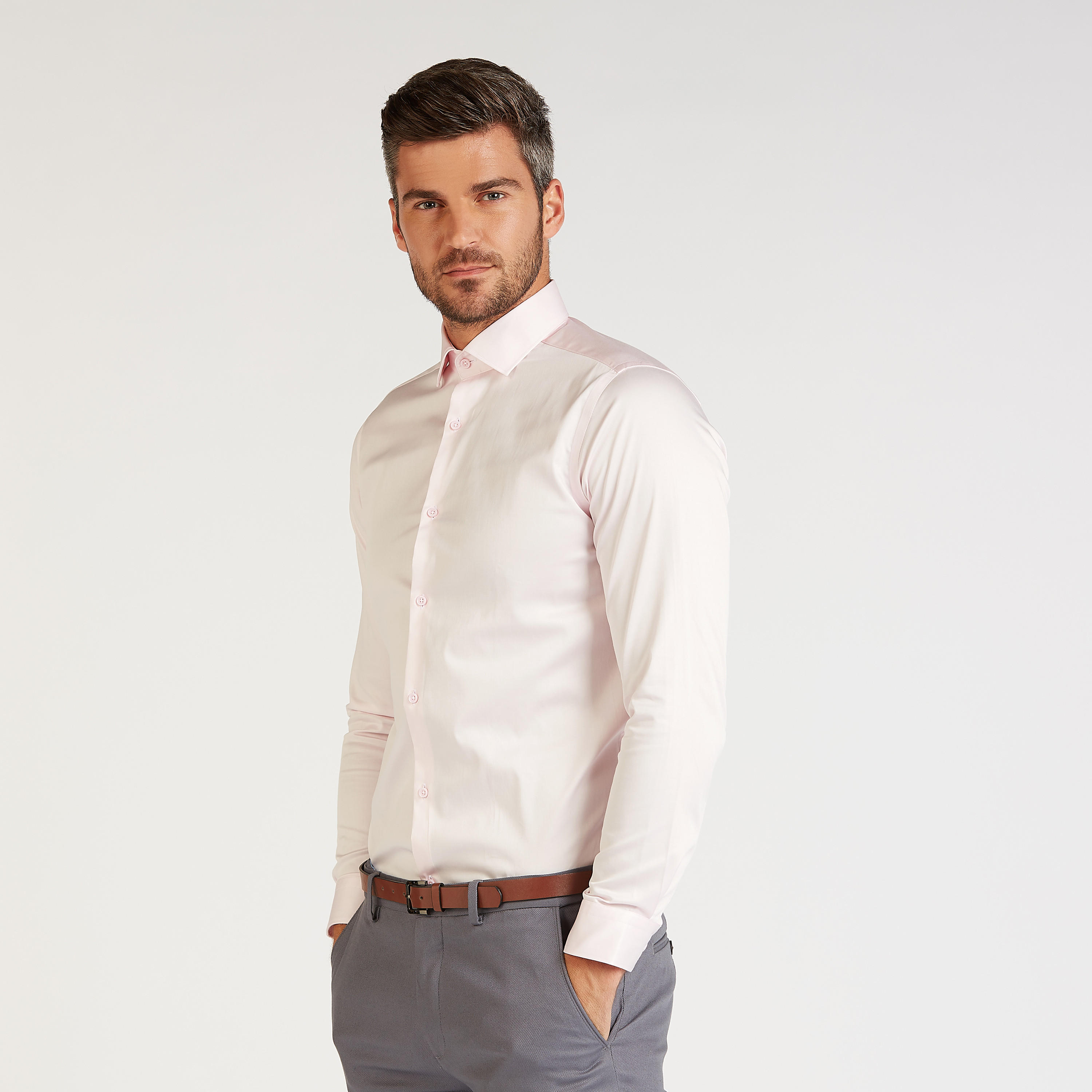 قميص رسمي سادة بياقة عاديّة وأكمام طويلة-men-clothing-shirts-image-6
