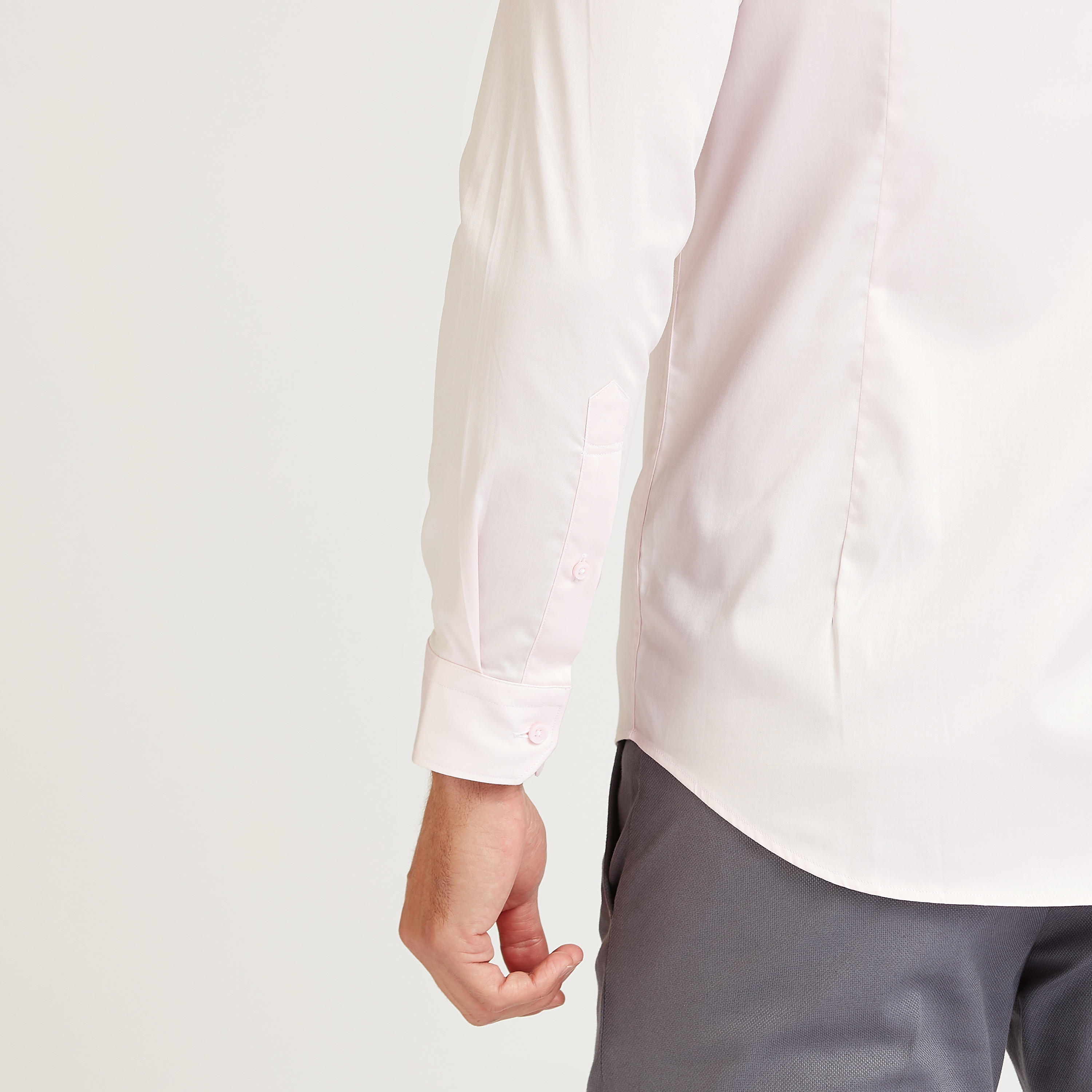 قميص رسمي سادة بياقة عاديّة وأكمام طويلة-men-clothing-shirts-image-2