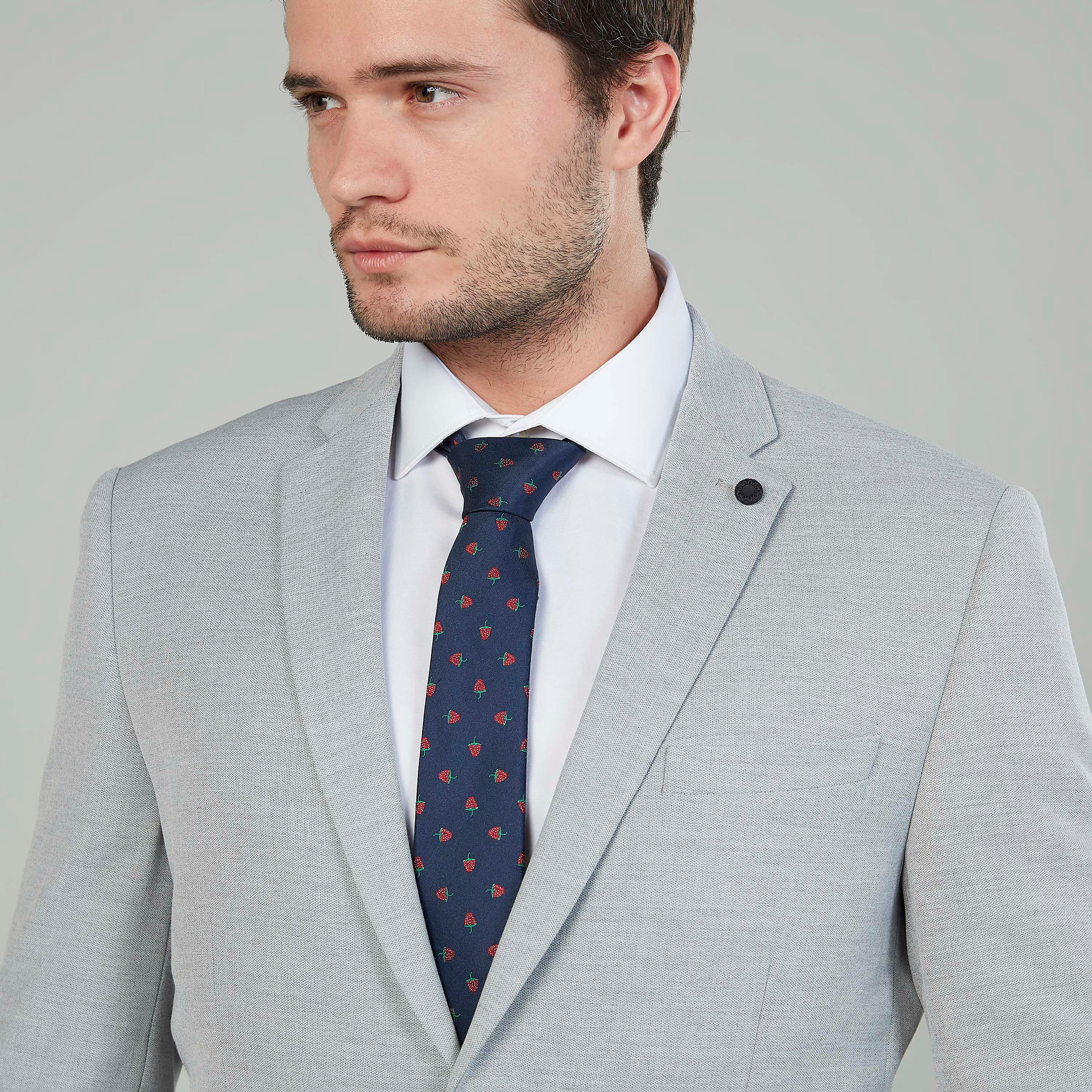 ربطة عنق عادية بطبعات وحلقة تثبيت-men-tiesandcufflinks-pocketsquares-image-2