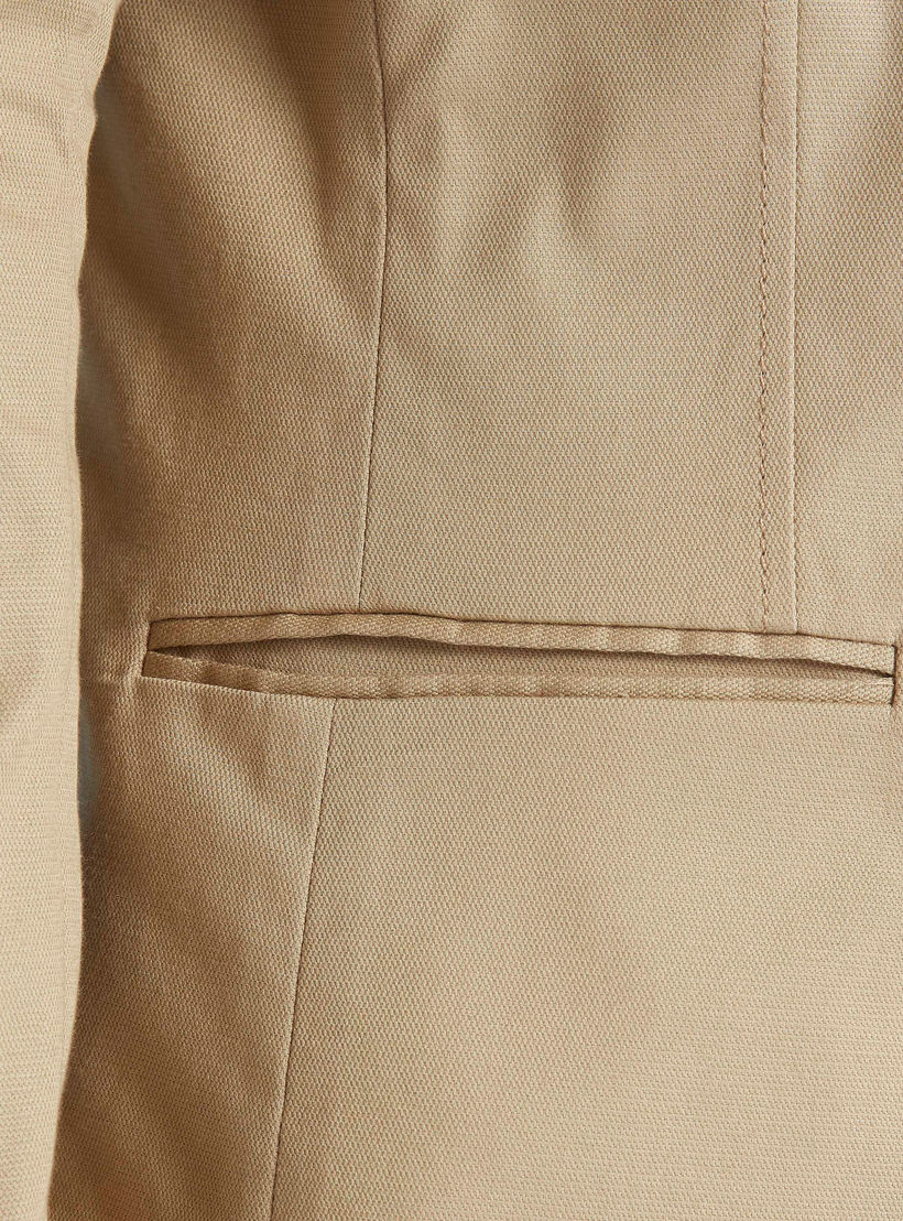 Skinny Fit Plain Formal Blazer with Notched Lapel and Long Sleeves-men-winterwear-jacketsandblazers-image-3
