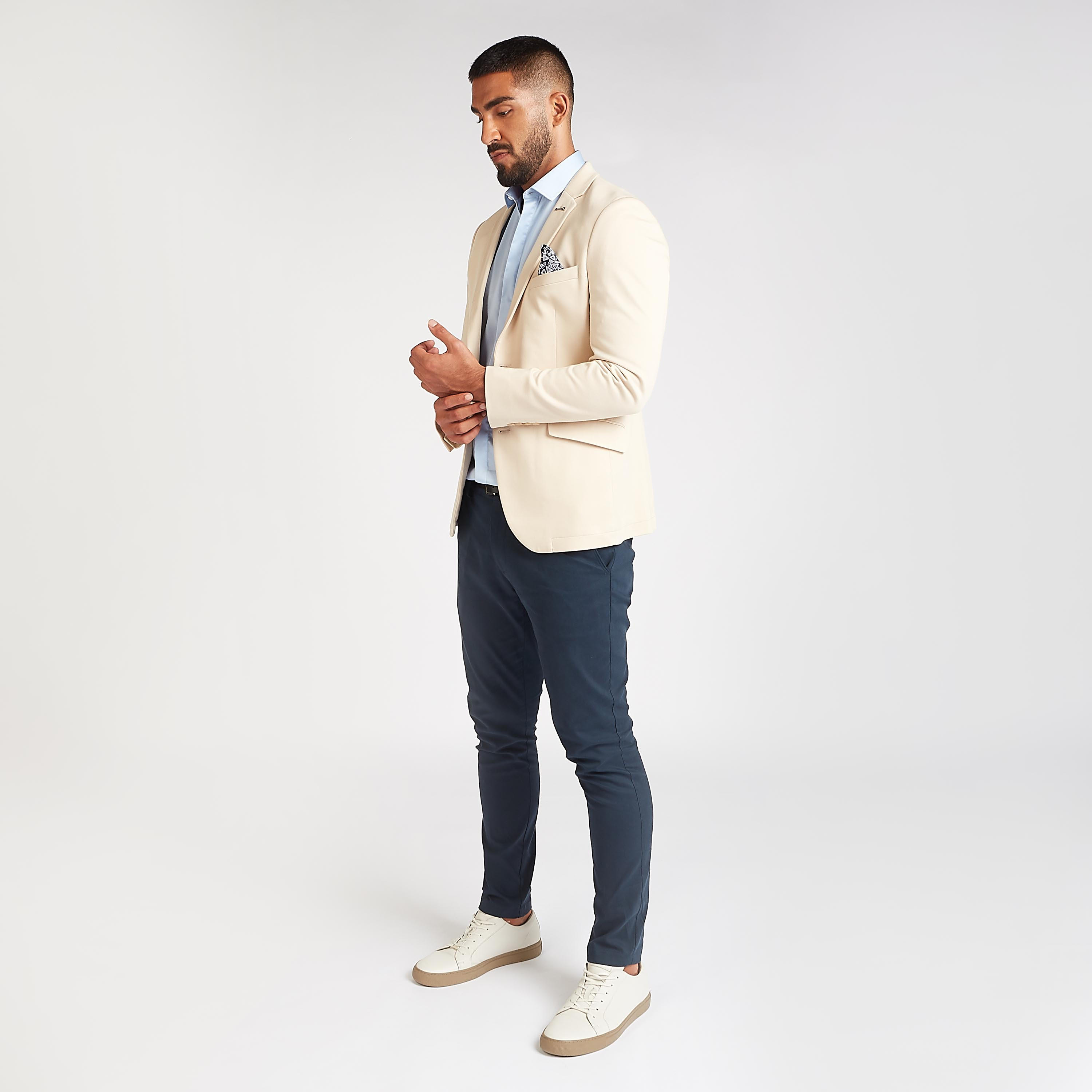جاكيت رسمي سليم بارز الملمس بجيوب بطيّة وياقة مطوية-men-winterwear-jacketsandblazers-image-6
