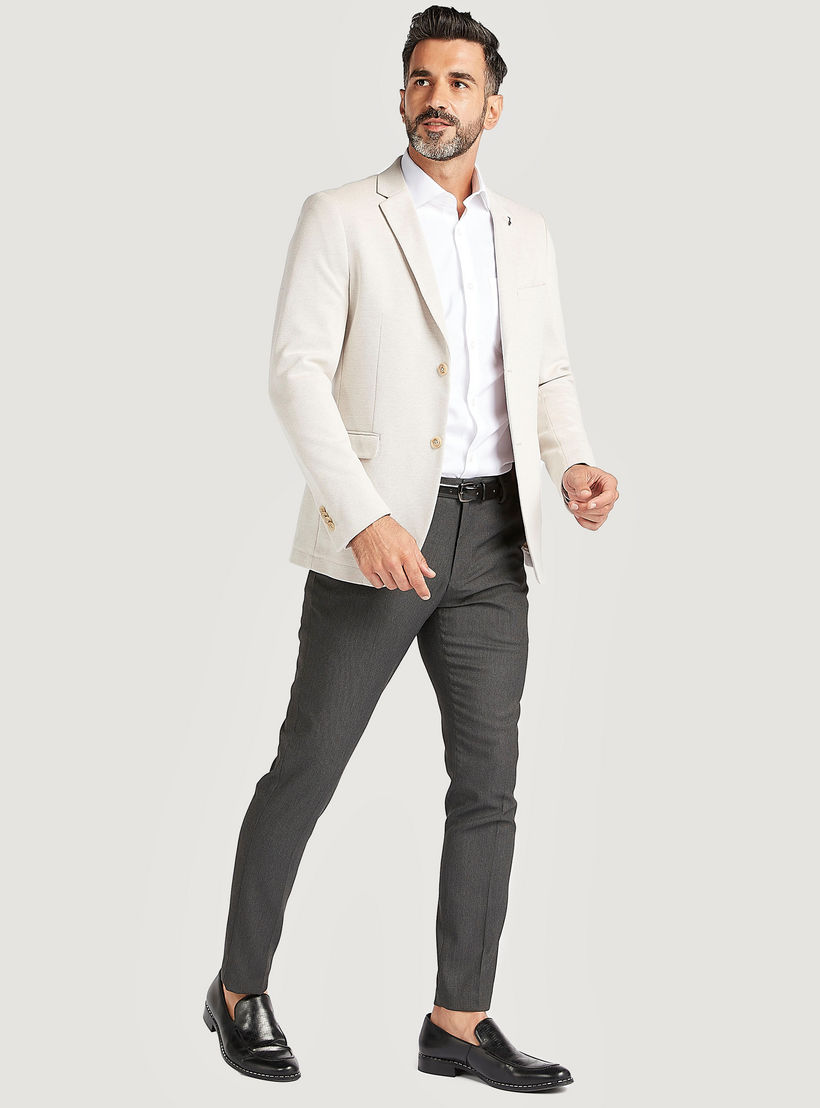 قميص مستدام بارز الملمس بأكمام طويلة وجيب على الصّدر-men-clothing-shirts-image-2