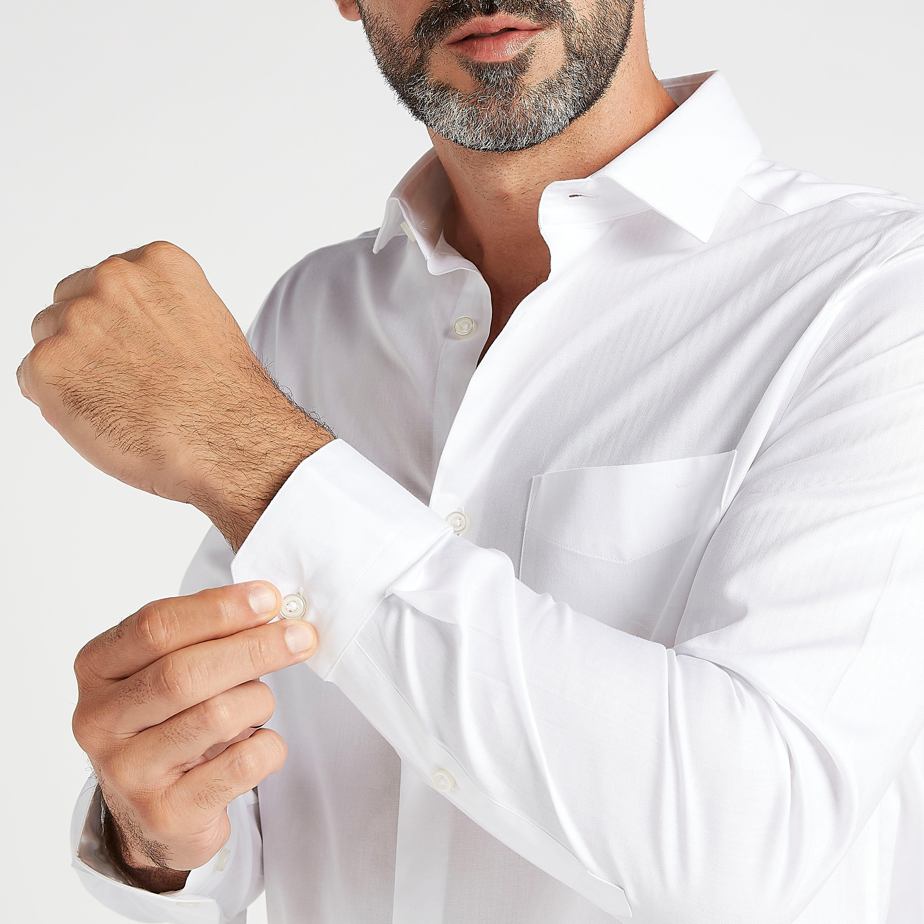قميص مستدام بارز الملمس بأكمام طويلة وجيب على الصّدر-men-clothing-shirts-image-3