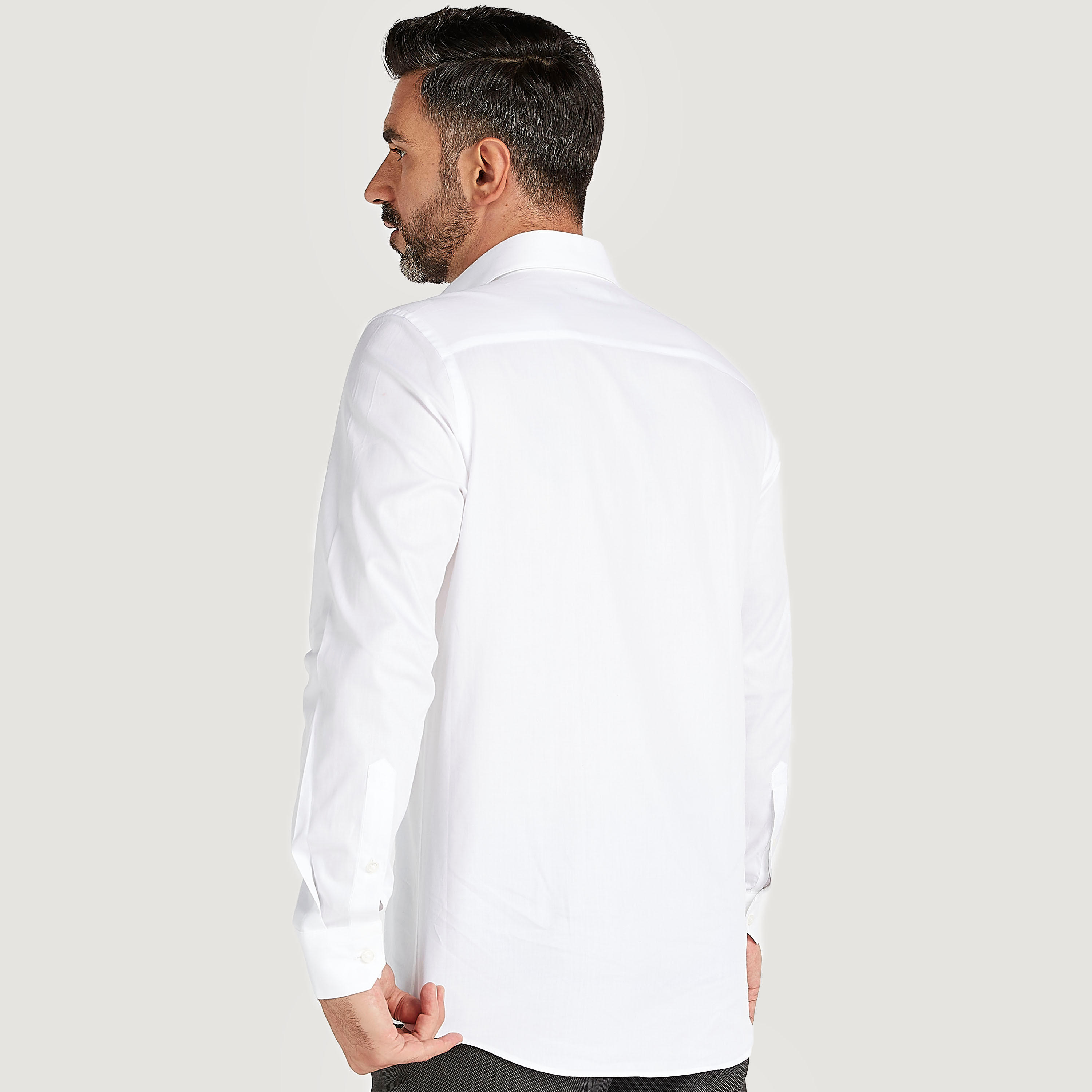 قميص مستدام بارز الملمس بأكمام طويلة وجيب على الصّدر-men-clothing-shirts-image-4